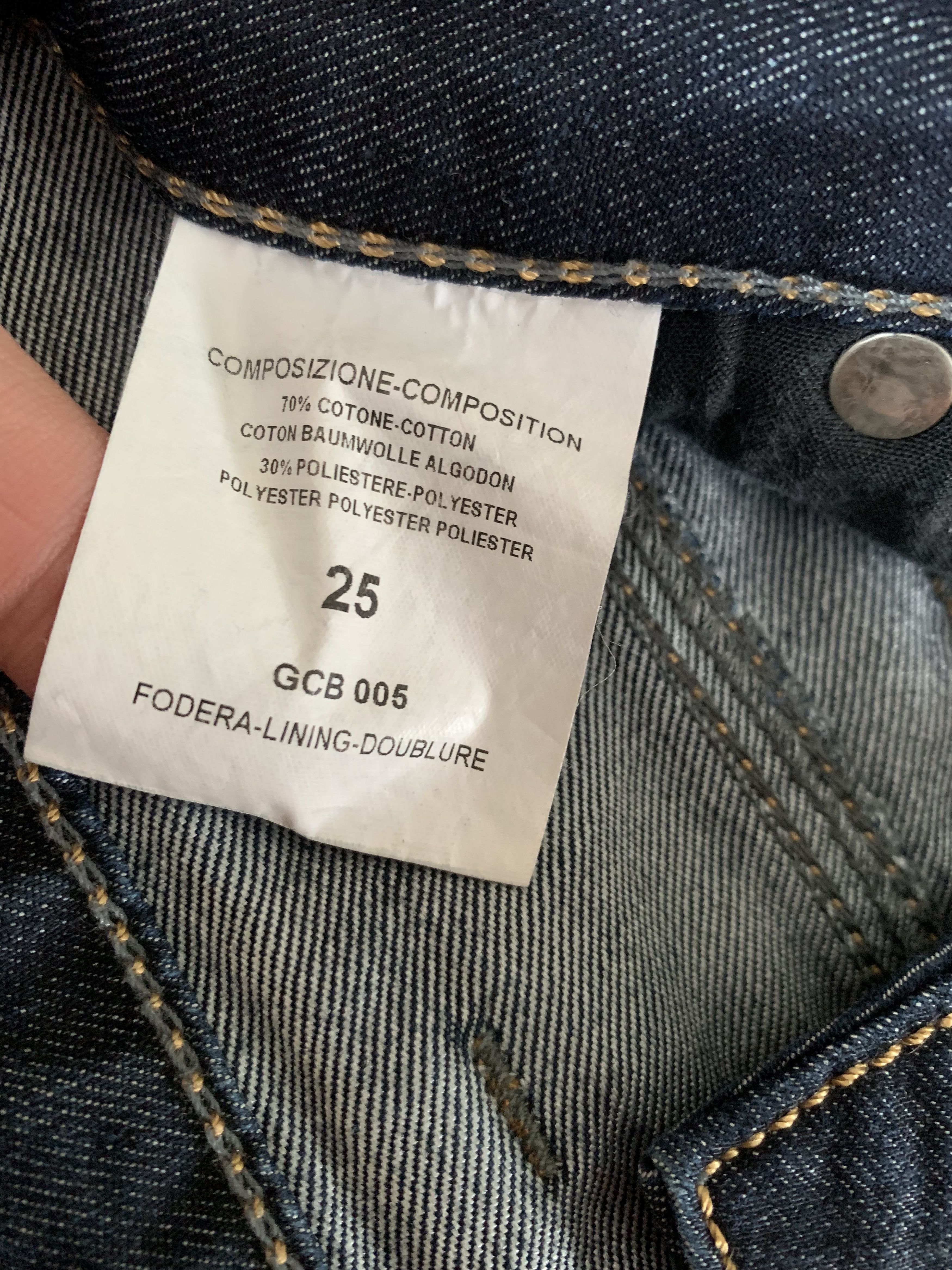 Gucci Vintage Womens Gucci Blue Skinny Jeans Size 25" / US 0 / IT 36 - 8 Thumbnail