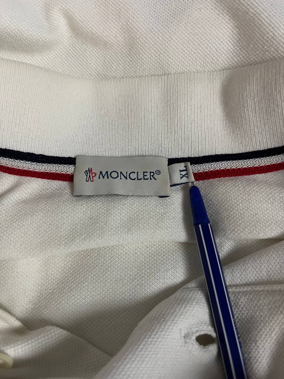 Moncler Moncler Polo White Size US XL / EU 56 / 4 - 11 Thumbnail