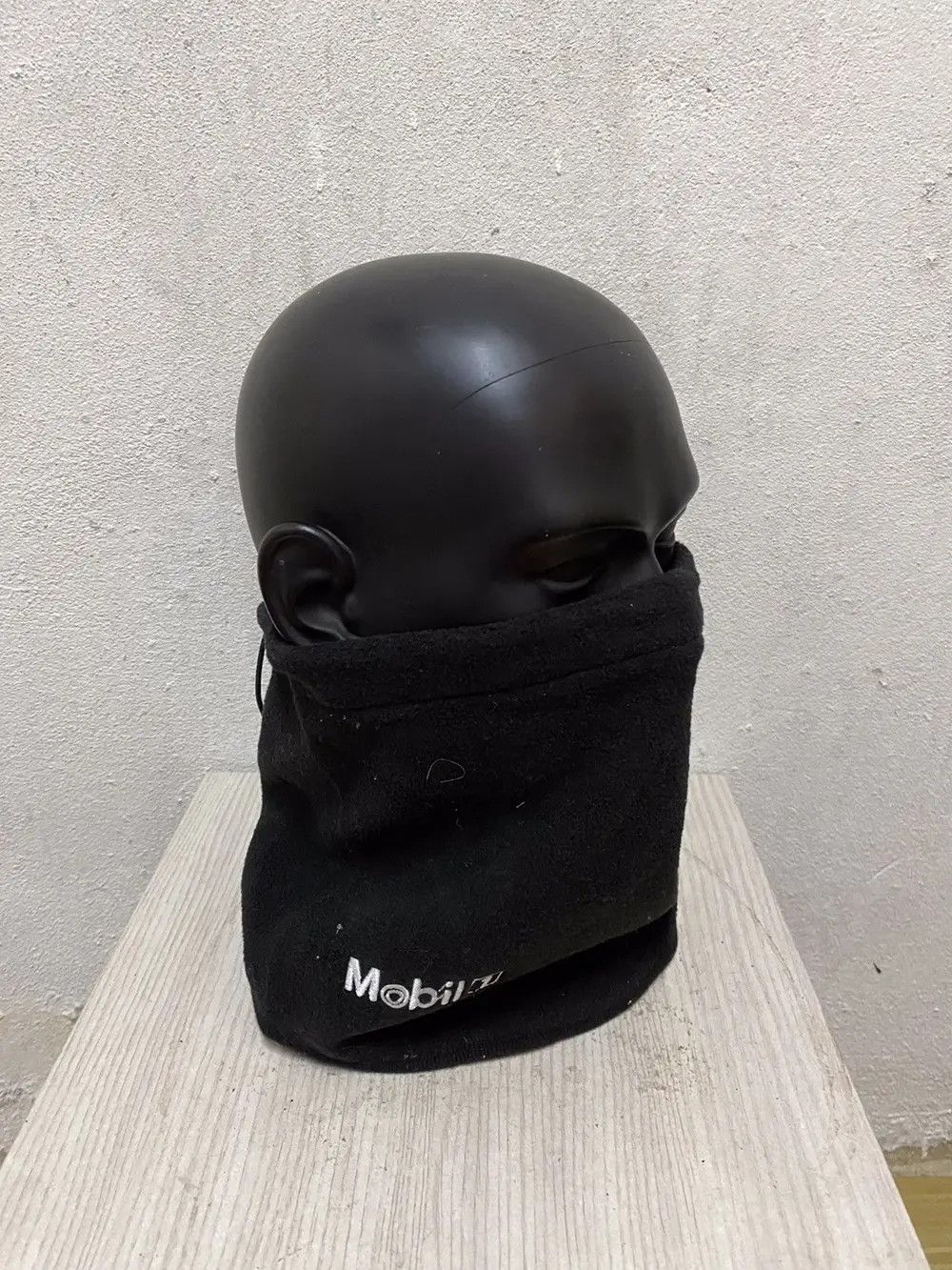 Vintage Japanese Brand Mobil Neck Gaiter Hat Size ONE SIZE - 2 Thumbnail