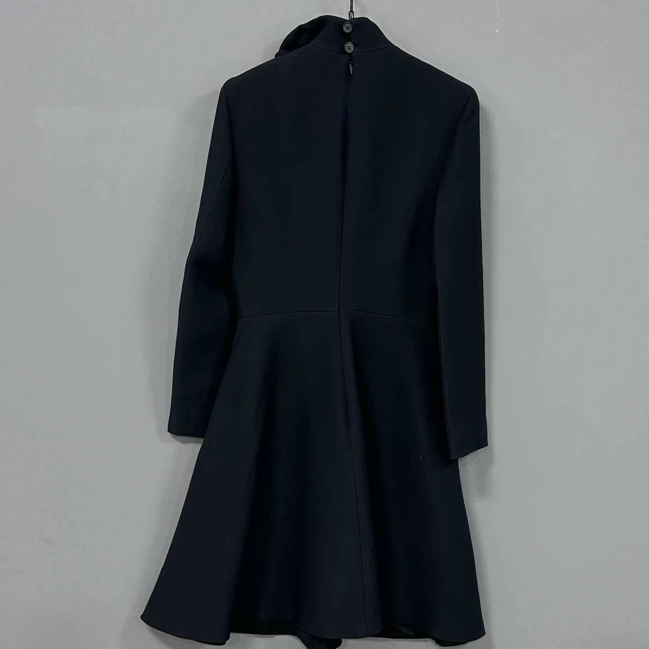 Dior Dior Black Silk Wool Sash Dress 36 Size XS / US 0-2 / IT 36-38 - 3 Thumbnail