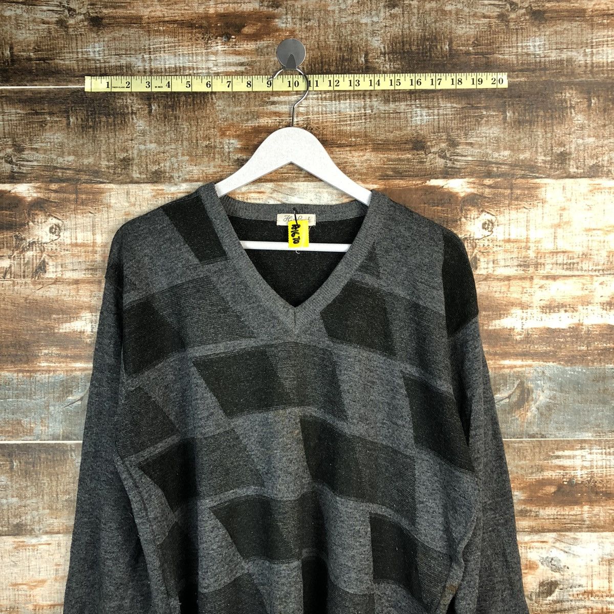 Homespun Knitwear × Japanese Brand Hi Land Grey japan vintage sweatshirt Knitwear #A1670 Size US M / EU 48-50 / 2 - 2 Thumbnail