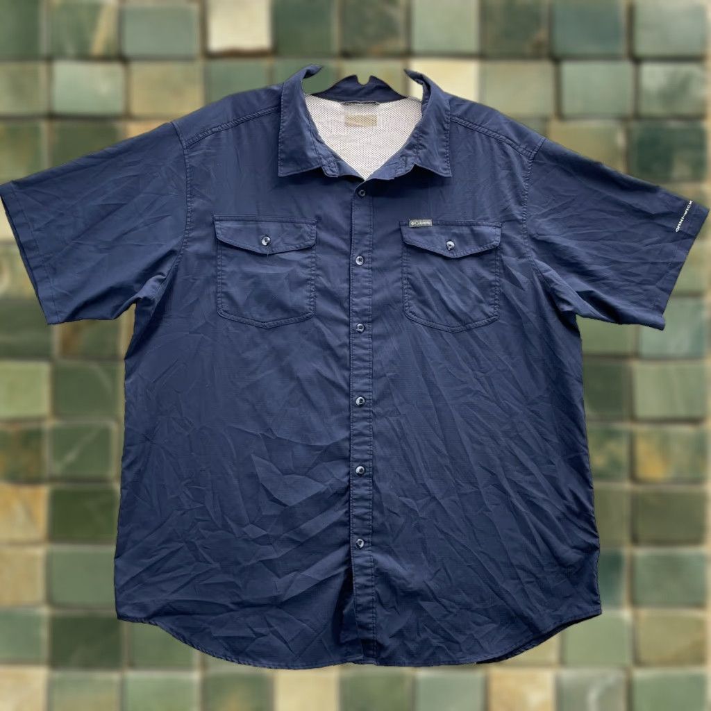 Vintage Columbia Shirt Men’s 2XL Omni-Wick Vented Outdoor Tech Fishing Camping Hike Work Shirt Size US XXL / EU 58 / 5 - 1 Thumbnail