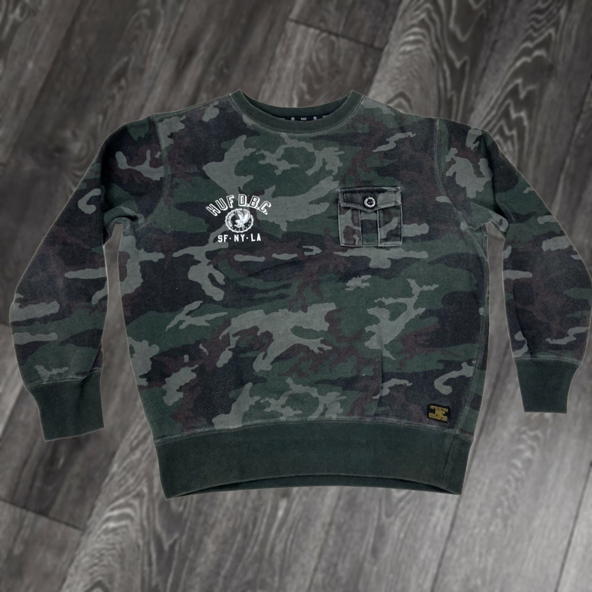 Huf VINTAGE HUF Sweatshirt Size M / US 6-8 / IT 42-44 - 1 Thumbnail