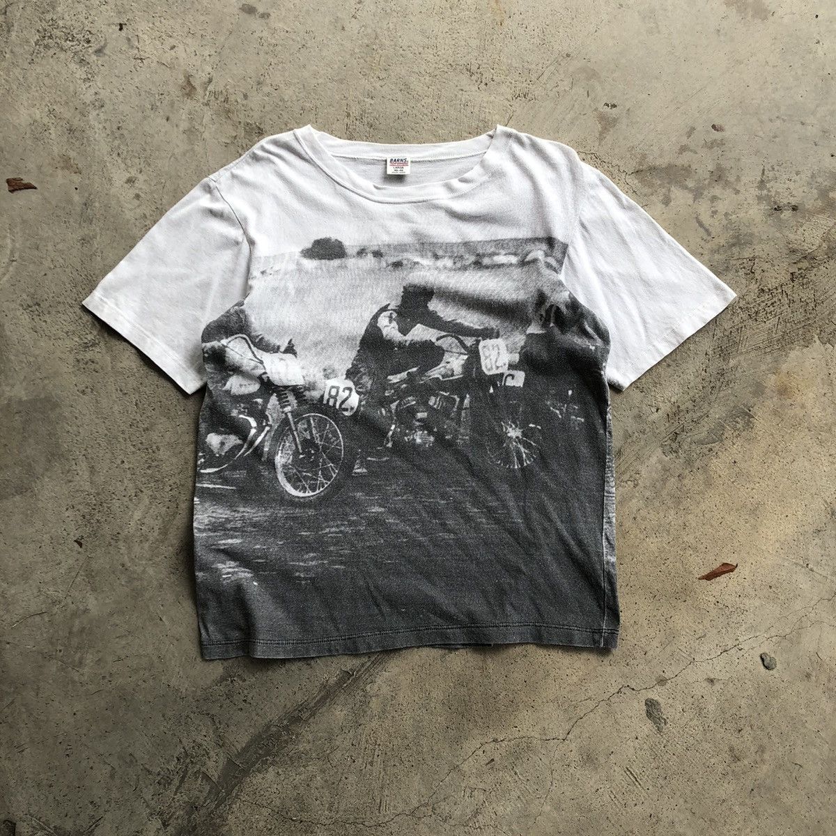 BARNS OUTFITTERS BARNS Union Made Motorcycle Overprint T-Shirt Size US L / EU 52-54 / 3 - 1 Thumbnail