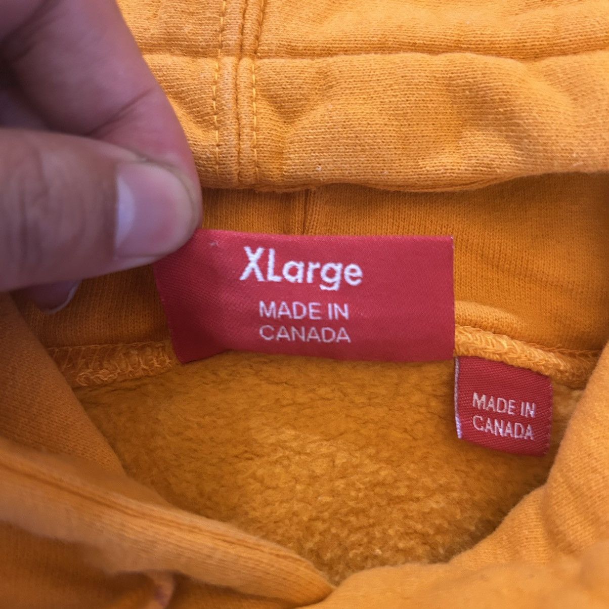 Supreme Motherfucker Hooded Sweatshirt Orange XL