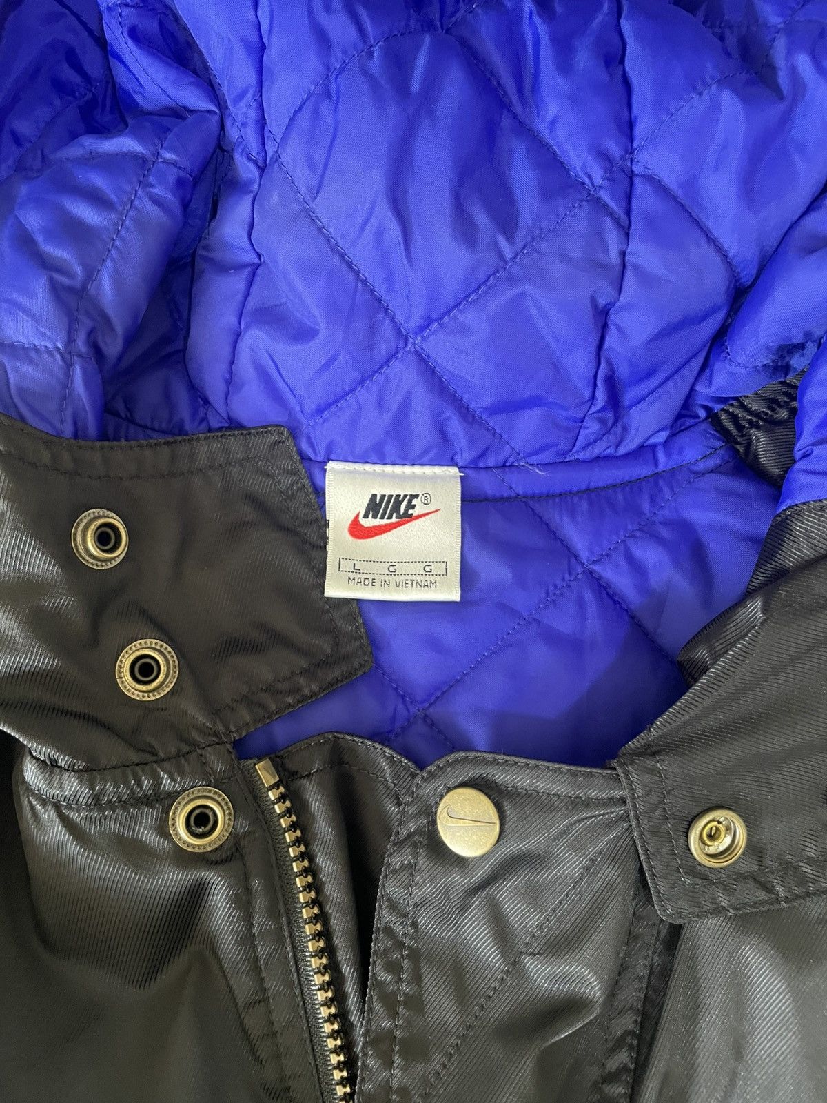 Nike × Vintage vintage nike embroidered logo hoodie jacket Size US L / EU 52-54 / 3 - 8 Thumbnail