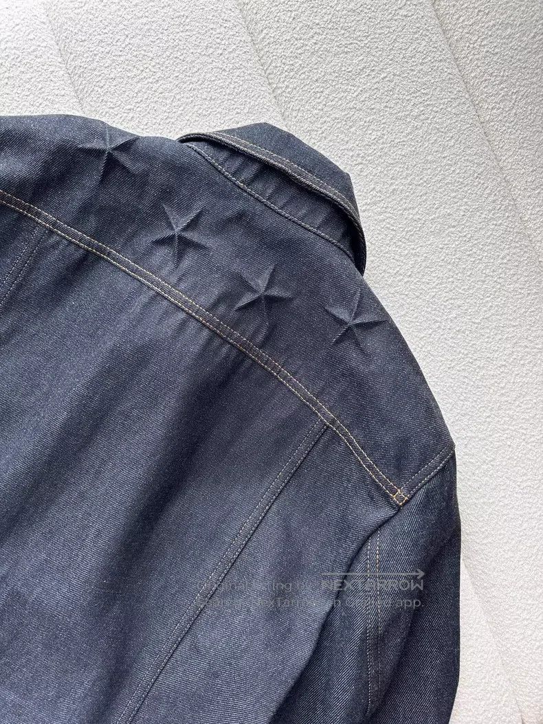 Givenchy Givenchy Five-pointed star denim men's jacket Size US XL / EU 56 / 4 - 4 Thumbnail