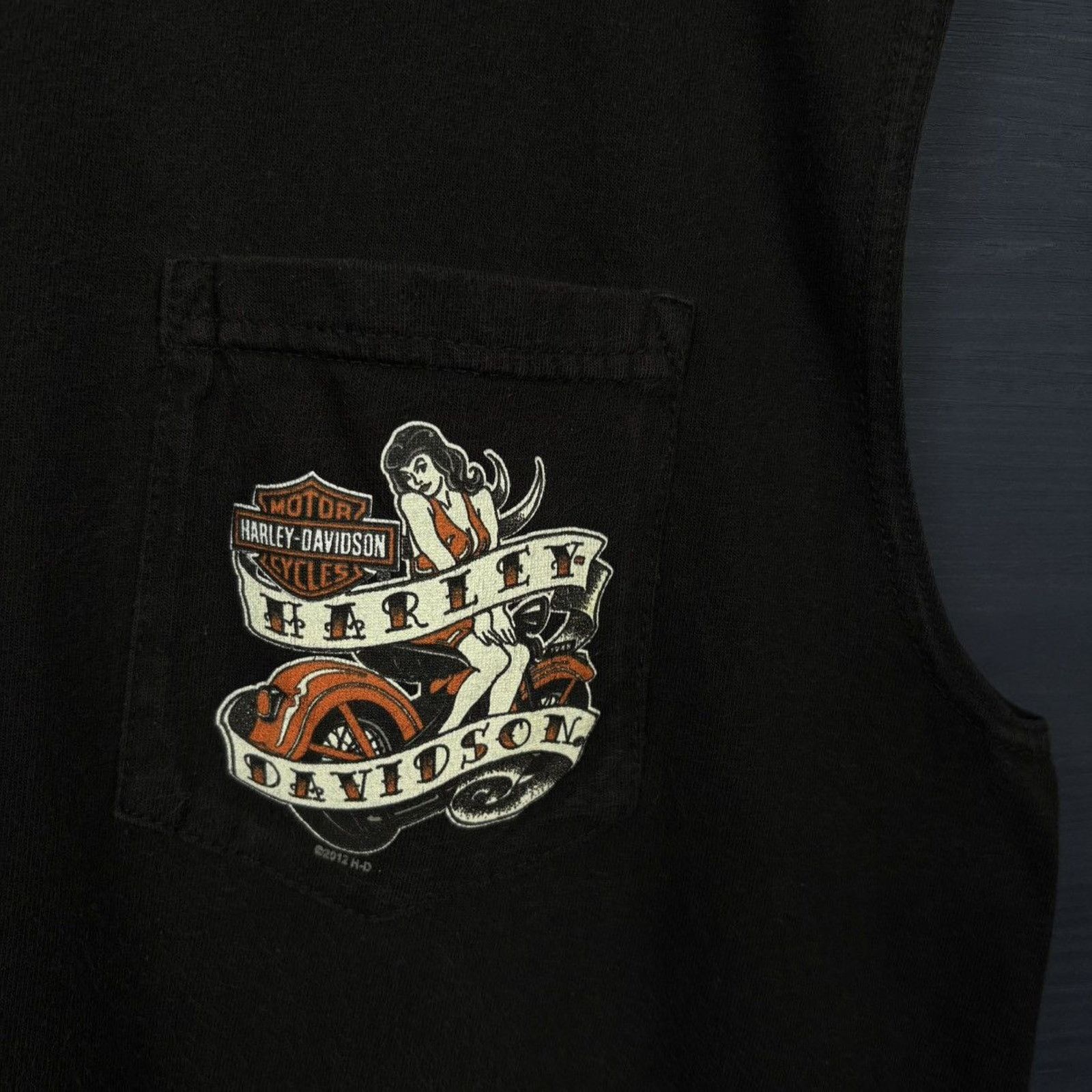 Harley Davidson × Japanese Brand × Vintage 🇺🇸2012 HARLEY-DAVIDSON Virginia Eagle Tank Size US L / EU 52-54 / 3 - 6 Thumbnail