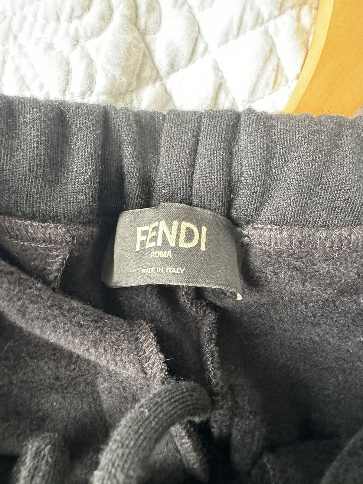 Fendi Fendi cotton logo track pants Size US 32 / EU 48 - 4 Thumbnail
