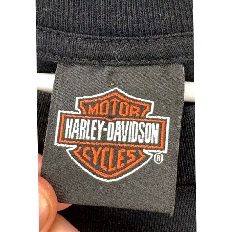 Harley Davidson Harley-Davidson T-Shirt Mens XL Black Graphic Print Short Sleeve Crew Neck Logo Tee Size US XL / EU 56 / 4 - 3 Thumbnail