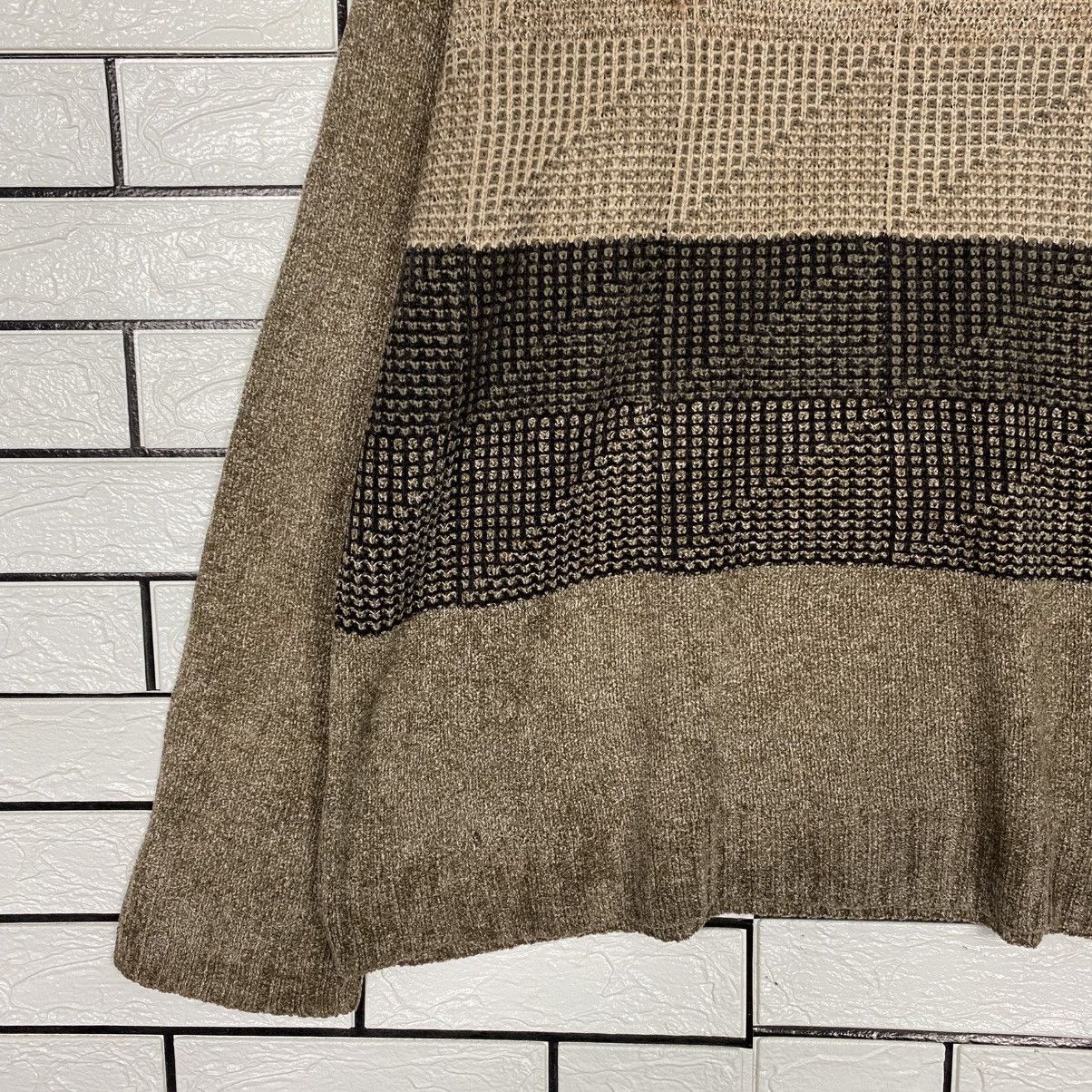 Japanese Brand 📌Vintage Knit Sweatshirt Patrizio Francessa Striped Size US L / EU 52-54 / 3 - 5 Thumbnail