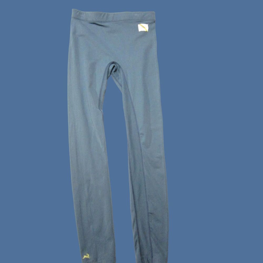 Vintage Tracksmith Leggings Womens Large Blue Compression Running Athletic Stretch Size 36" / US 14 / IT 50 - 1 Thumbnail
