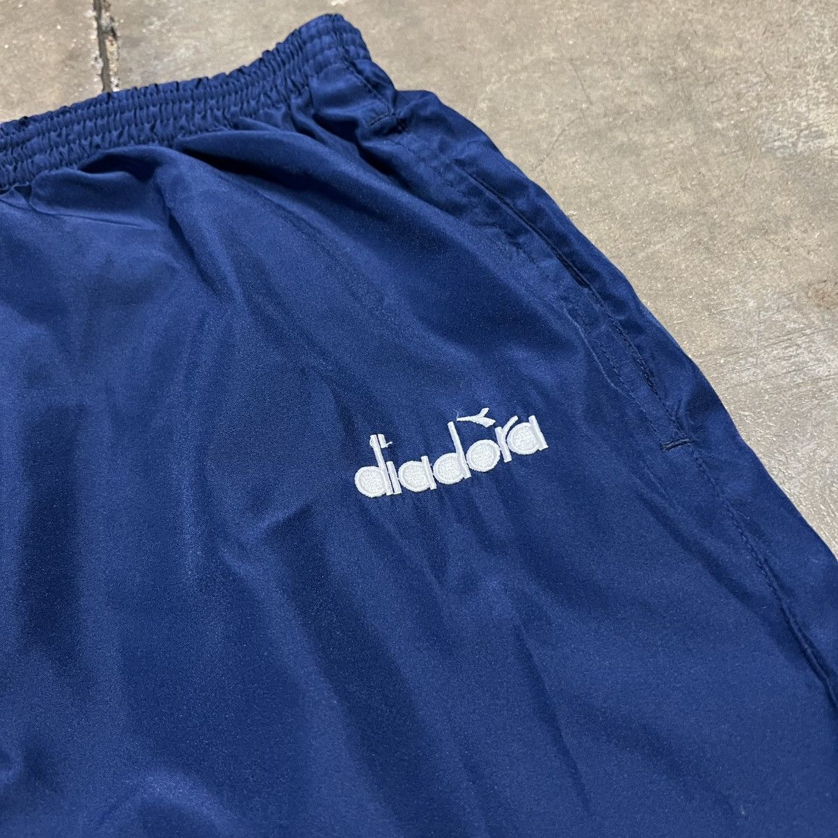 Diadora × Vintage Vintage Diadora Warm Up Track Pants Joggers Sweatpants 90s Size US 31 - 7 Thumbnail