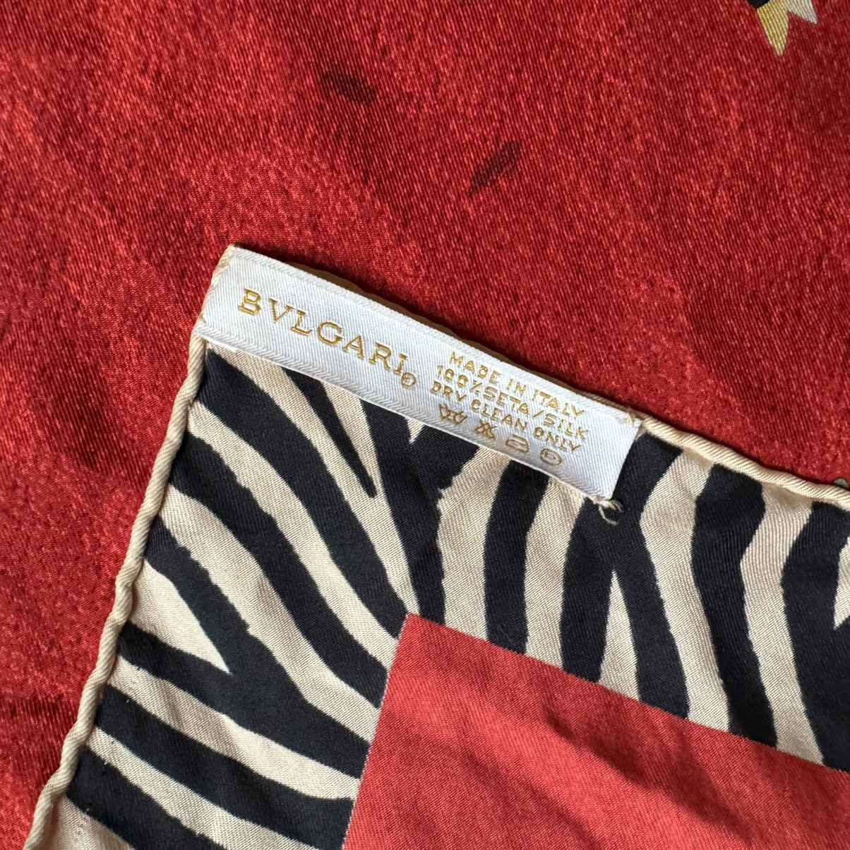 Bvlgari Bvlgari Zebra Trainer Silk Scarf Rare Size ONE SIZE - 6 Thumbnail