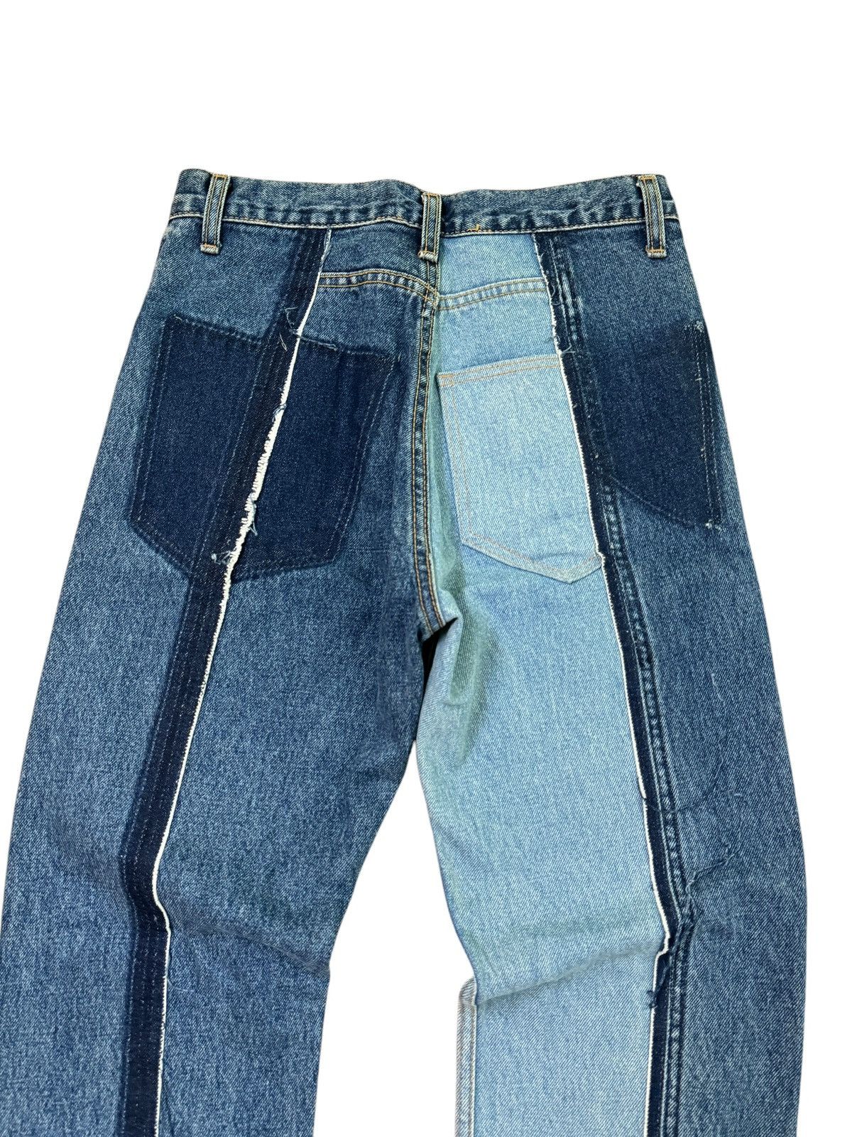 Hysteric Glamour Reconstructed Two Tone Denim Release Hem Size US 26 / EU 42 - 10 Thumbnail
