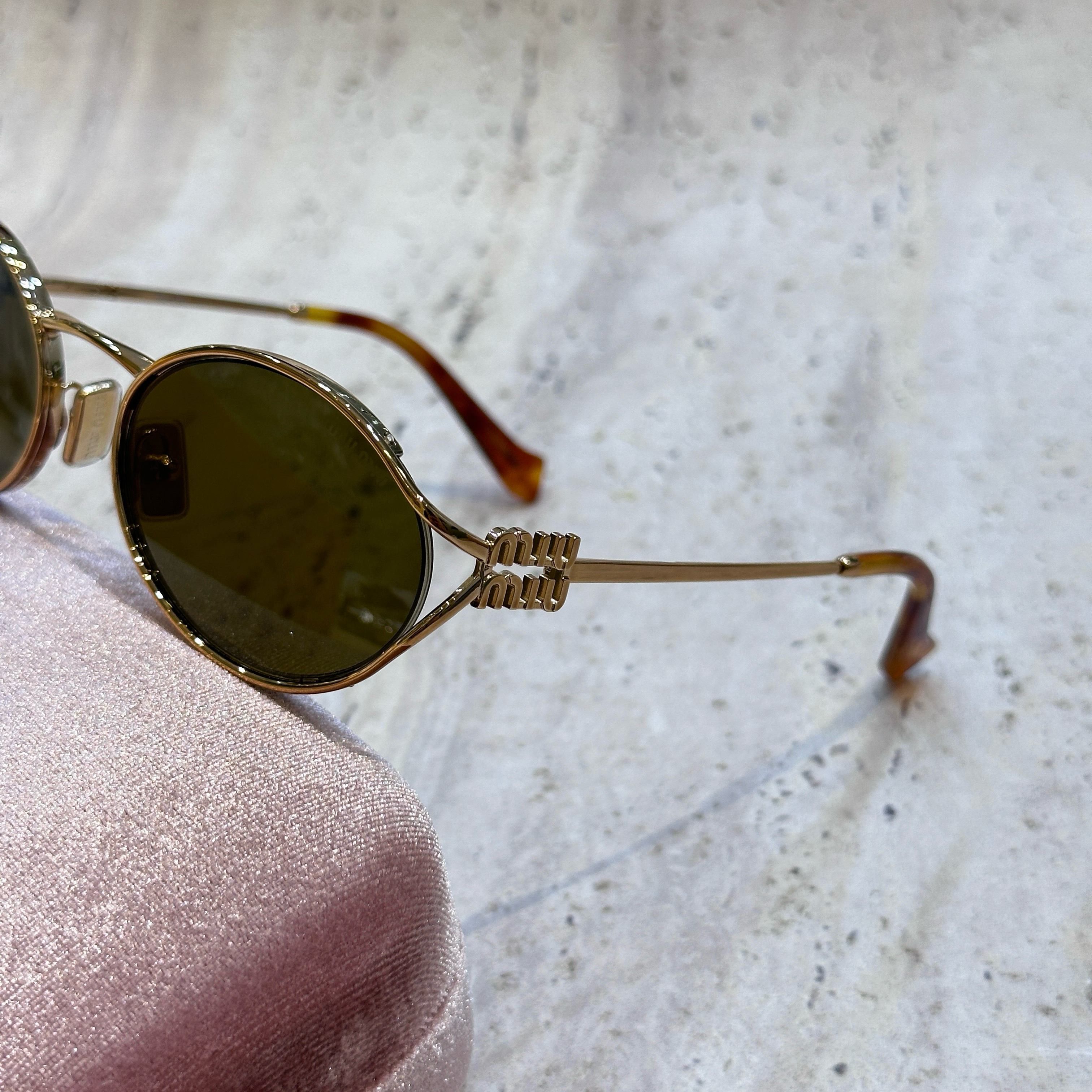 Miu Miu MIU MIU 0MU 0MU 52YS 7OE01T Size ONE SIZE - 4 Thumbnail