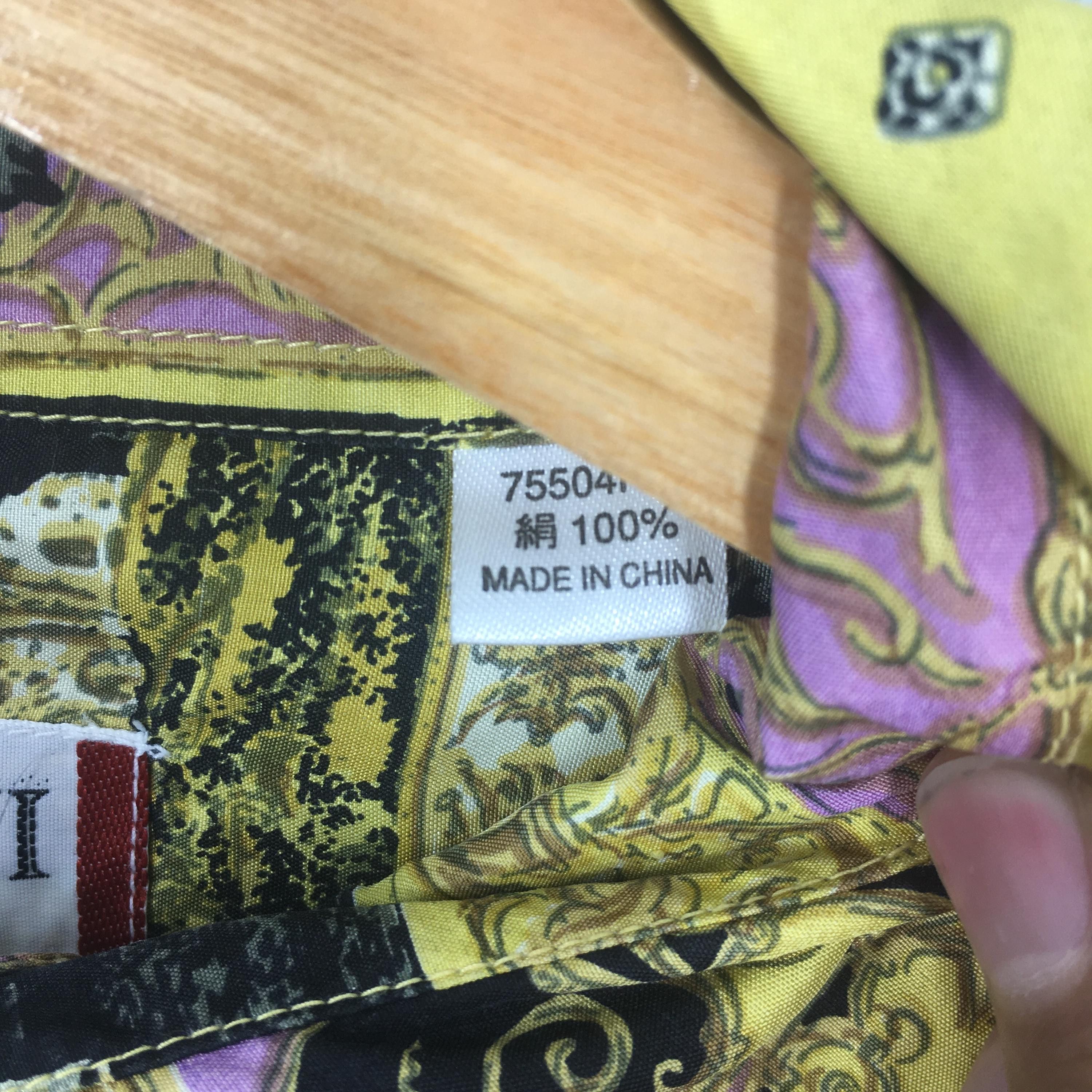 Other Vintage Mancini Novelty Baroque Pattern Silk Shirt Medium Size US M / EU 48-50 / 2 - 6 Thumbnail