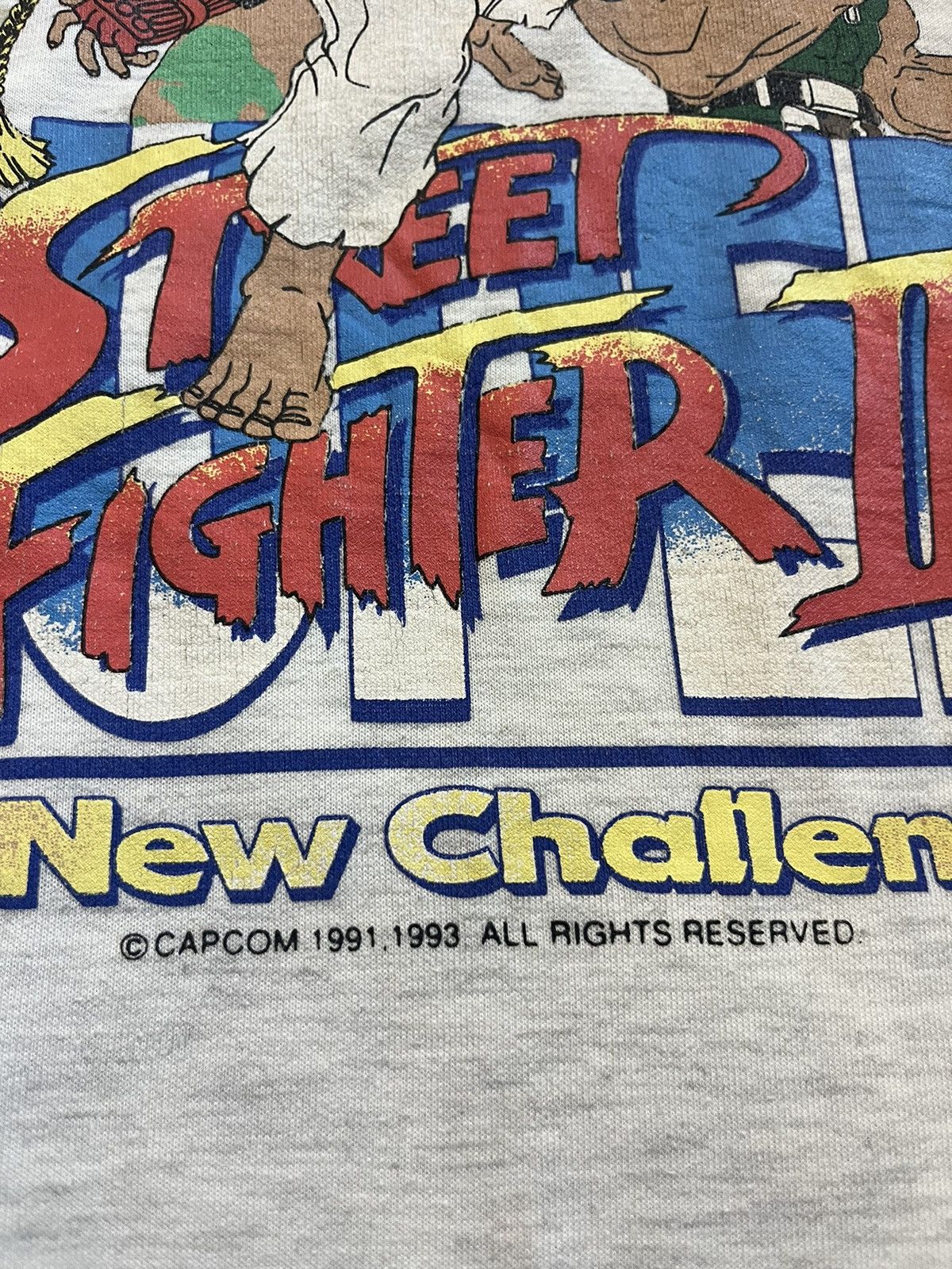 Anime Vintage STREET FIGHTER ll 1993’s CAPCOM (kid size) Sweater Size US S / EU 44-46 / 1 - 6 Thumbnail