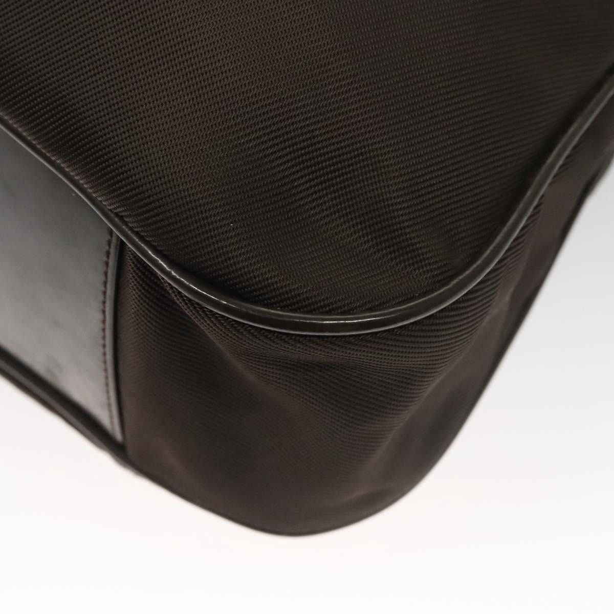 Gucci GUCCI Bamboo Hand Bag Nylon Brown Silver 001 1553 001 1553 Size ONE SIZE - 14 Thumbnail