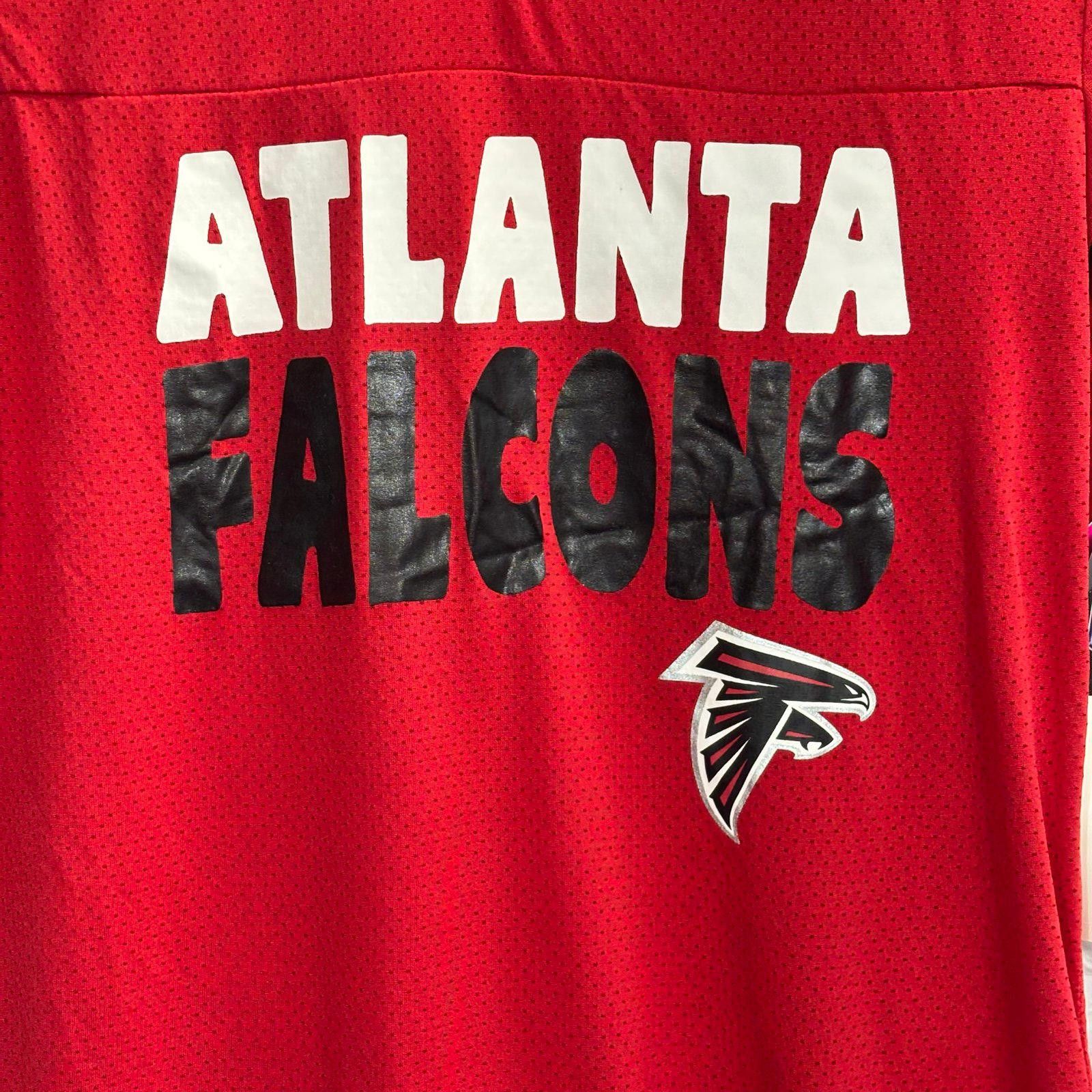 NFL Atlanta Falcons Girls' XL Red Jersey by NFL Team Apparel NWT Size XL / US 12-14 / IT 48-50 - 2 Thumbnail