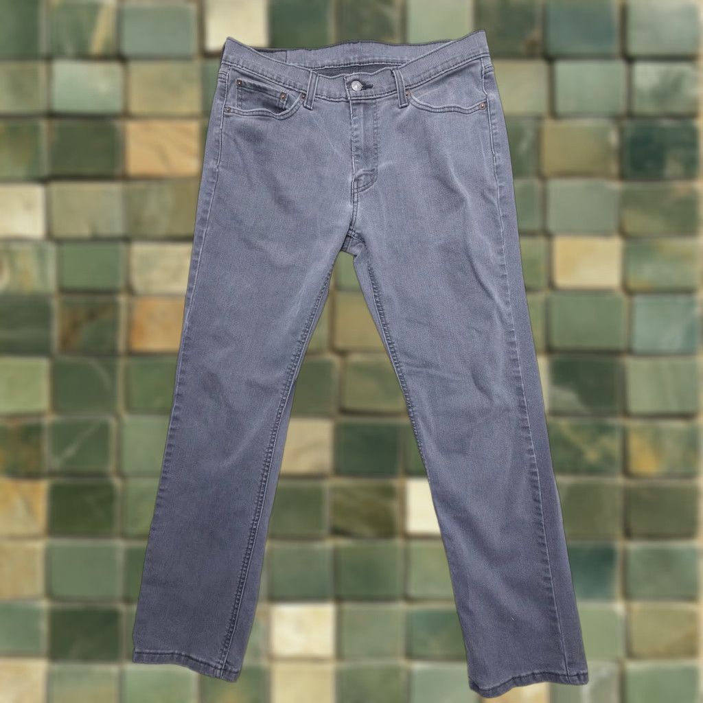 Levi's Levi's 541 Athletic Taper Jeans Men's Regular 33 Gray 29" Inseam Stretch Denim 5-Pocket Modern Fit Theory: American Vintage: No Size US 33 - 1 Thumbnail