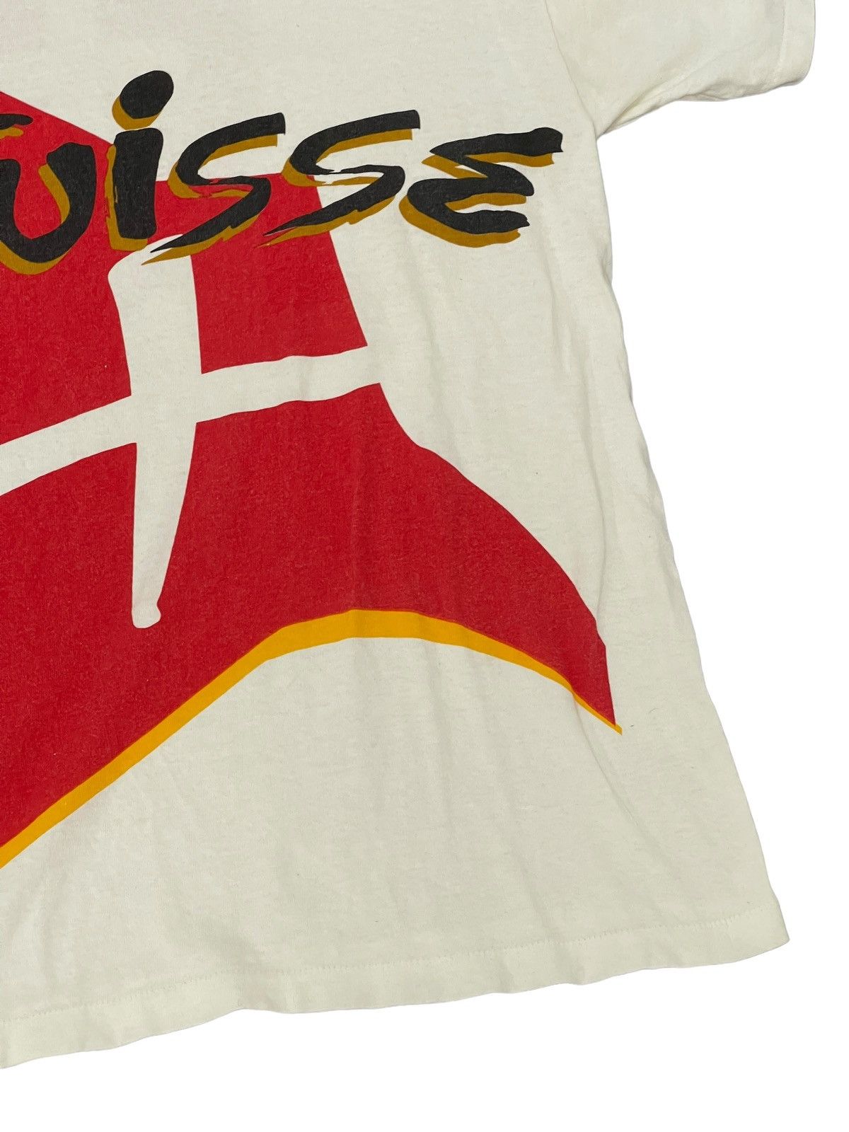 Vintage Vtg 1994 World Cup USA Swiss Team Football Tee 5🟩8 Size US M / EU 48-50 / 2 - 4 Thumbnail