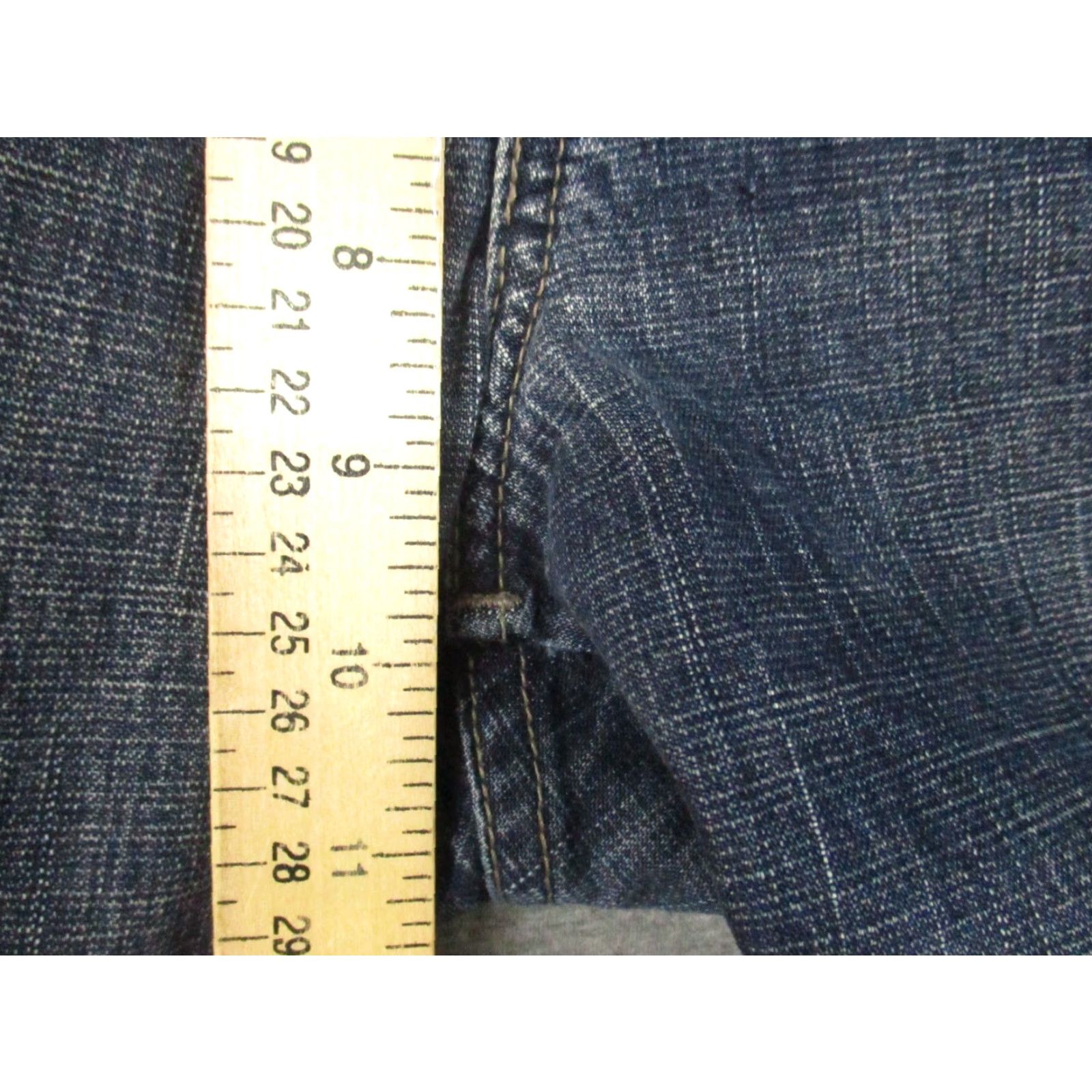 Abercrombie & Fitch VINTAGE Abercrombie & Fitch Jeans Womens 8 Flared Bootcut Blue 90s Y2K EUC Size 24" / US 00 / IT 34 - 4 Thumbnail