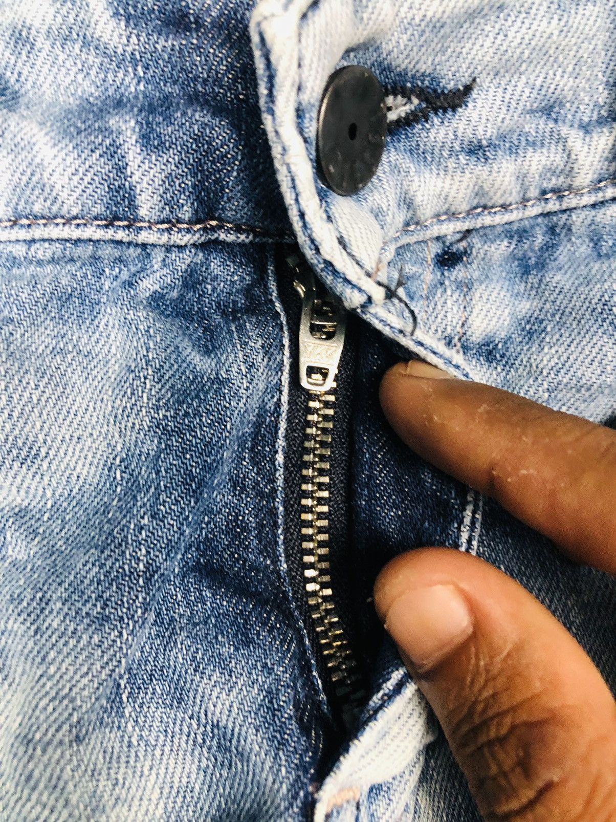 Diesel Diesel Industry Distress Jeans (35) Size US 27 - 13 Thumbnail