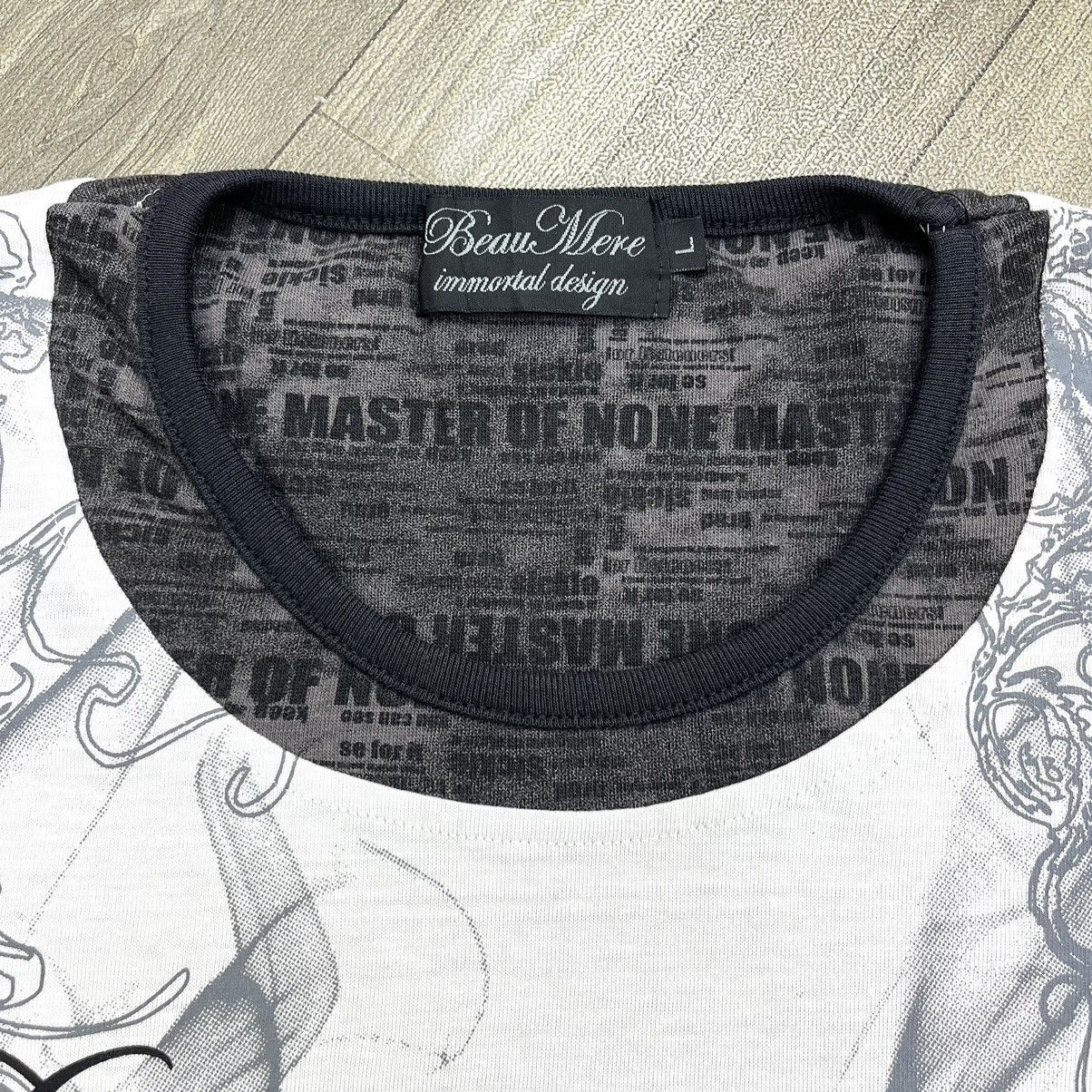 If Six Was Nine × Japanese Brand × Le Grande Bleu (L.G.B.) Y2K Beaumere Poem Skulls Punk Grunge Reglan Tee Ifsixwasnine Size US L / EU 52-54 / 3 - 5 Thumbnail