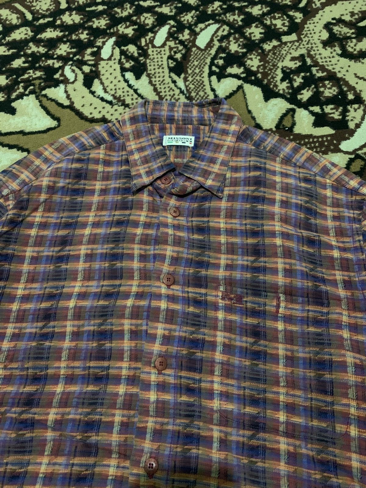 Missoni Vintage Missoni Multicolour Shirt Size US L / EU 52-54 / 3 - 2 Thumbnail
