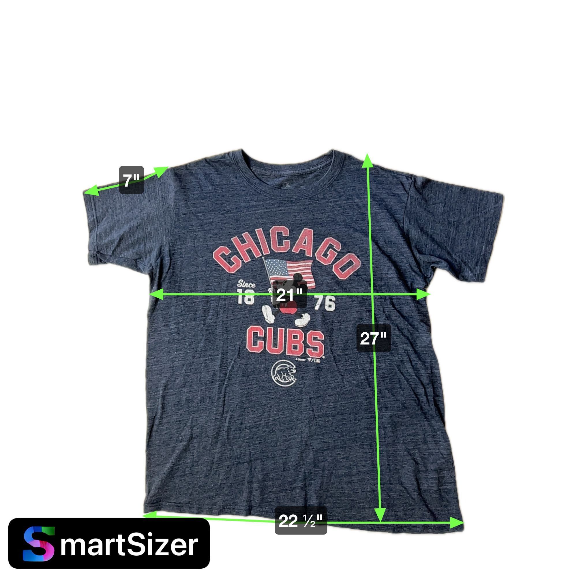 Designer Chicago Cubs Since 1876 Mickey Mouse Baseball Lrg T-Shirt Sh Size US L / EU 52-54 / 3 - 5 Thumbnail