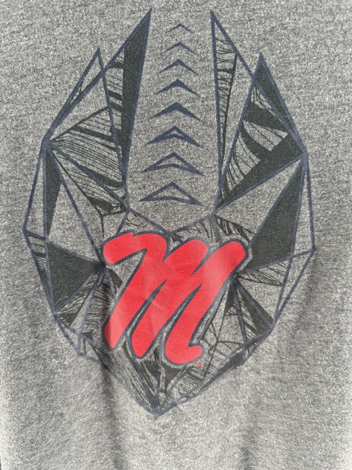 Nike Nike Ole Miss Rebels Mississippi Football T Shirt Size Large Size US L / EU 52-54 / 3 - 3 Thumbnail