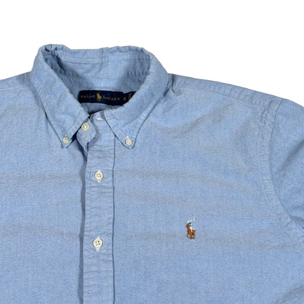 Ralph Lauren Ralph Lauren Shirt Adult XL Blue Oxford Cotton Small Pony Crest Preppy Size US XL / EU 56 / 4 - 2 Thumbnail