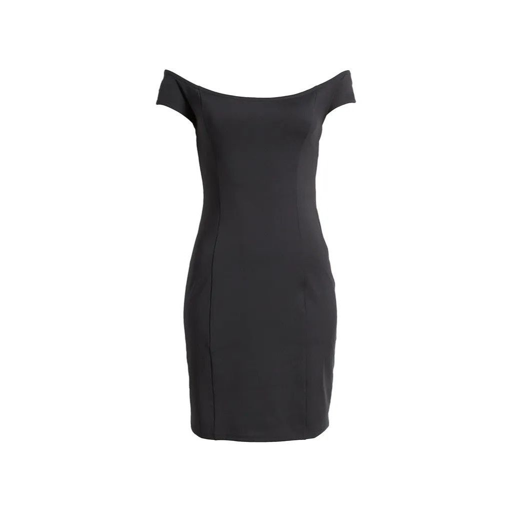 Other Open Edit Off the Shoulder Sheath Dress, Black, XXS Size XXS / US 00 / IT 34 - 2 Thumbnail