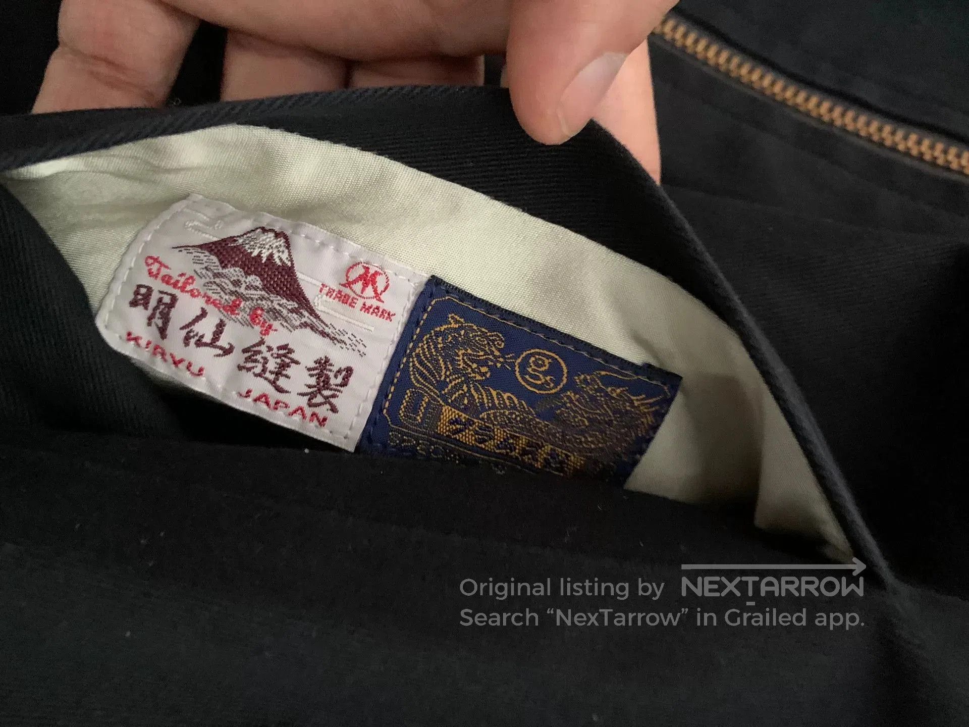TOYS McCOY embroidered black jacket with unique designs. Size US L / EU 52-54 / 3 - 6 Thumbnail