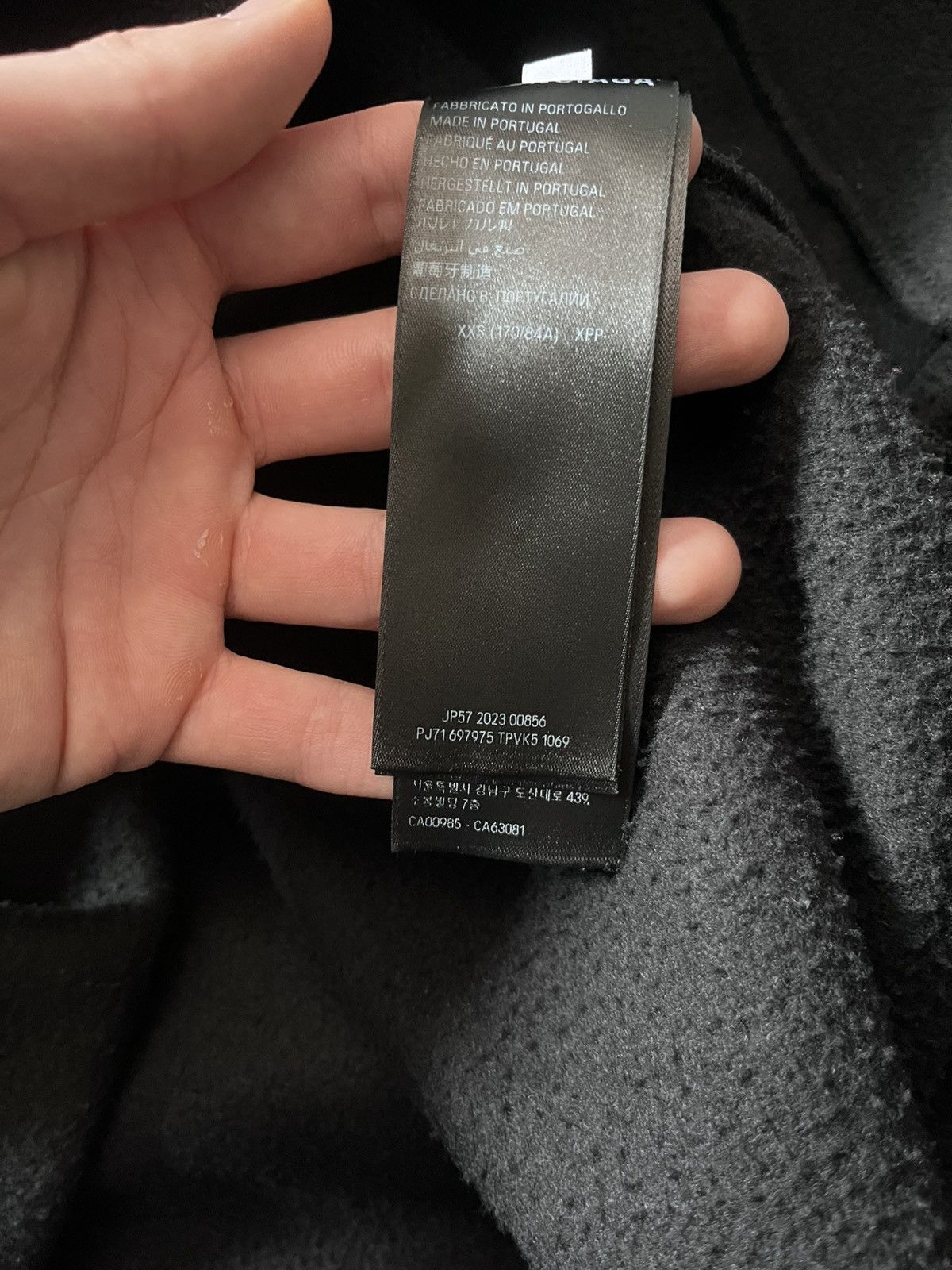 Balenciaga Balenciaga F/W 23 Unity Sport logo black fleece Size US L / EU 52-54 / 3 - 10 Thumbnail
