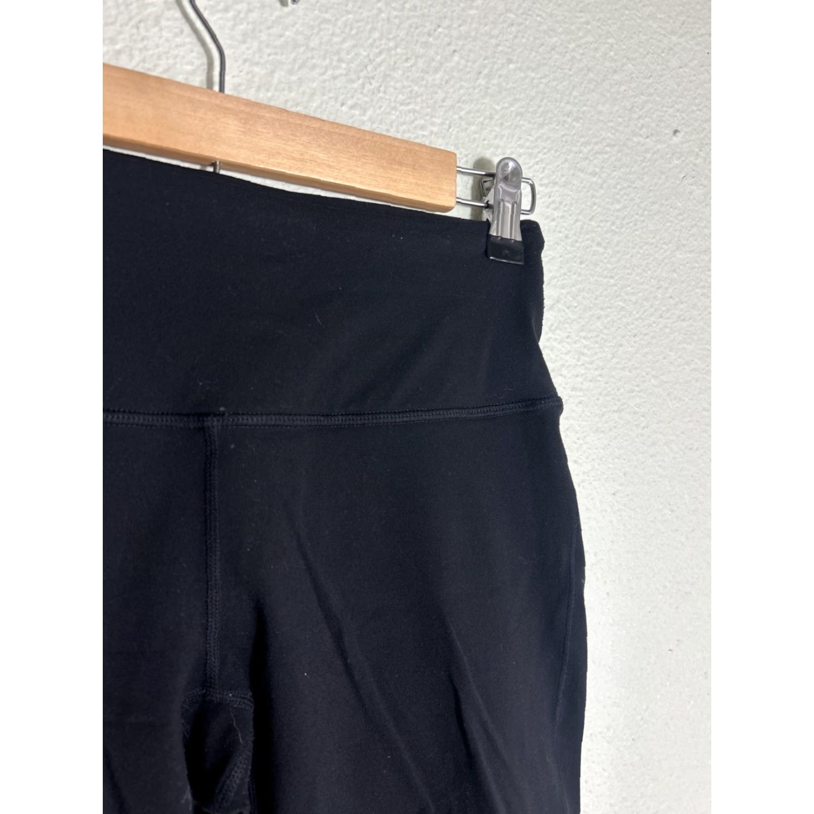 Prana VINTAGE Prana Womens Small Black Leggings Yoga Pants 24x20 Size 28" / US 6 / IT 42 - 5 Thumbnail