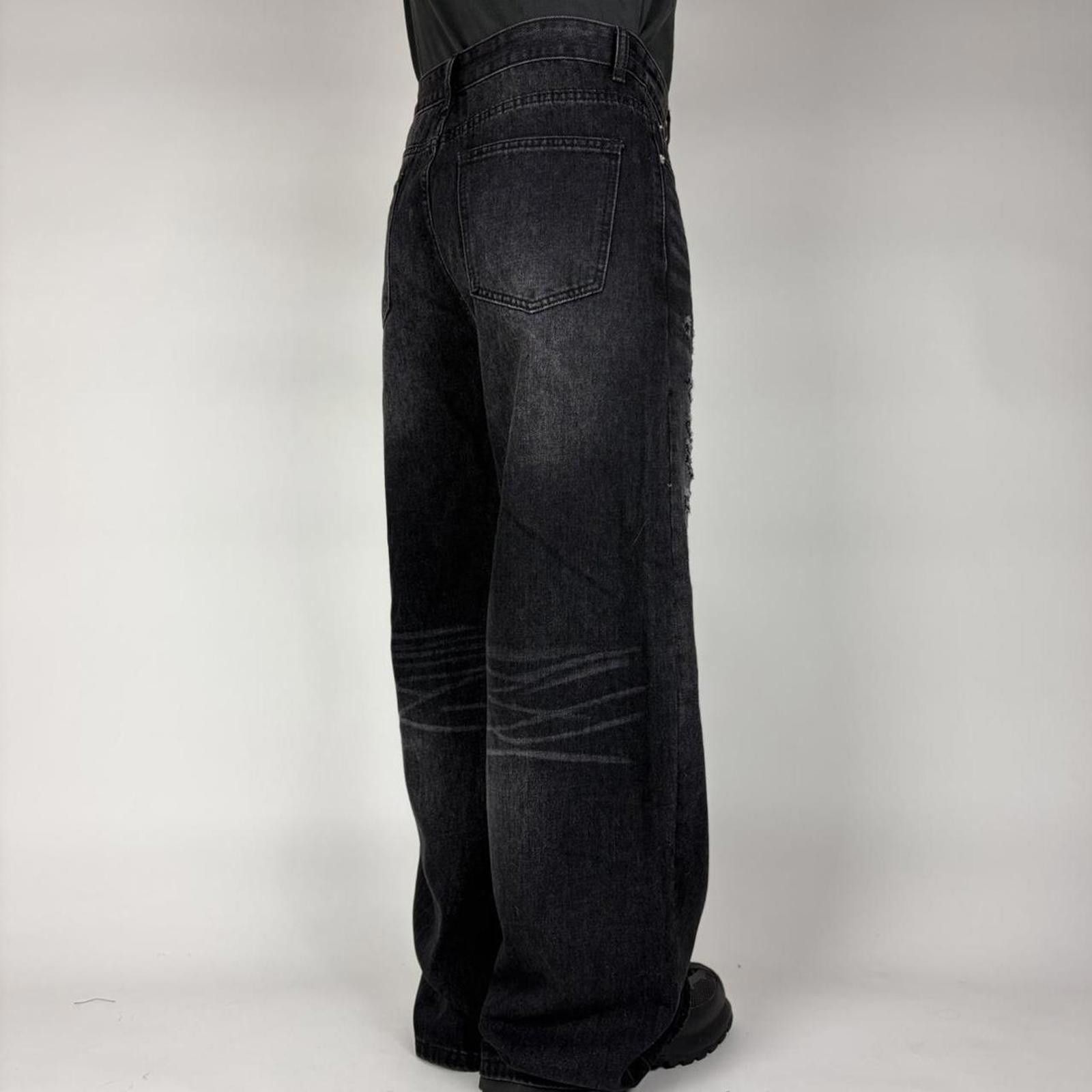 Other Black Wide Leg Boro Denim Size US 34 / EU 50 - 5 Thumbnail