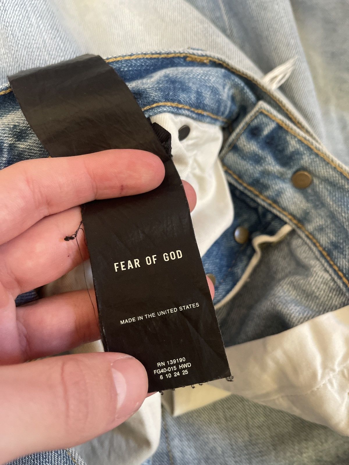 Fear of God Fear Of God Seventh Collection Jeans Size US 32 / EU 48 - 9 Thumbnail