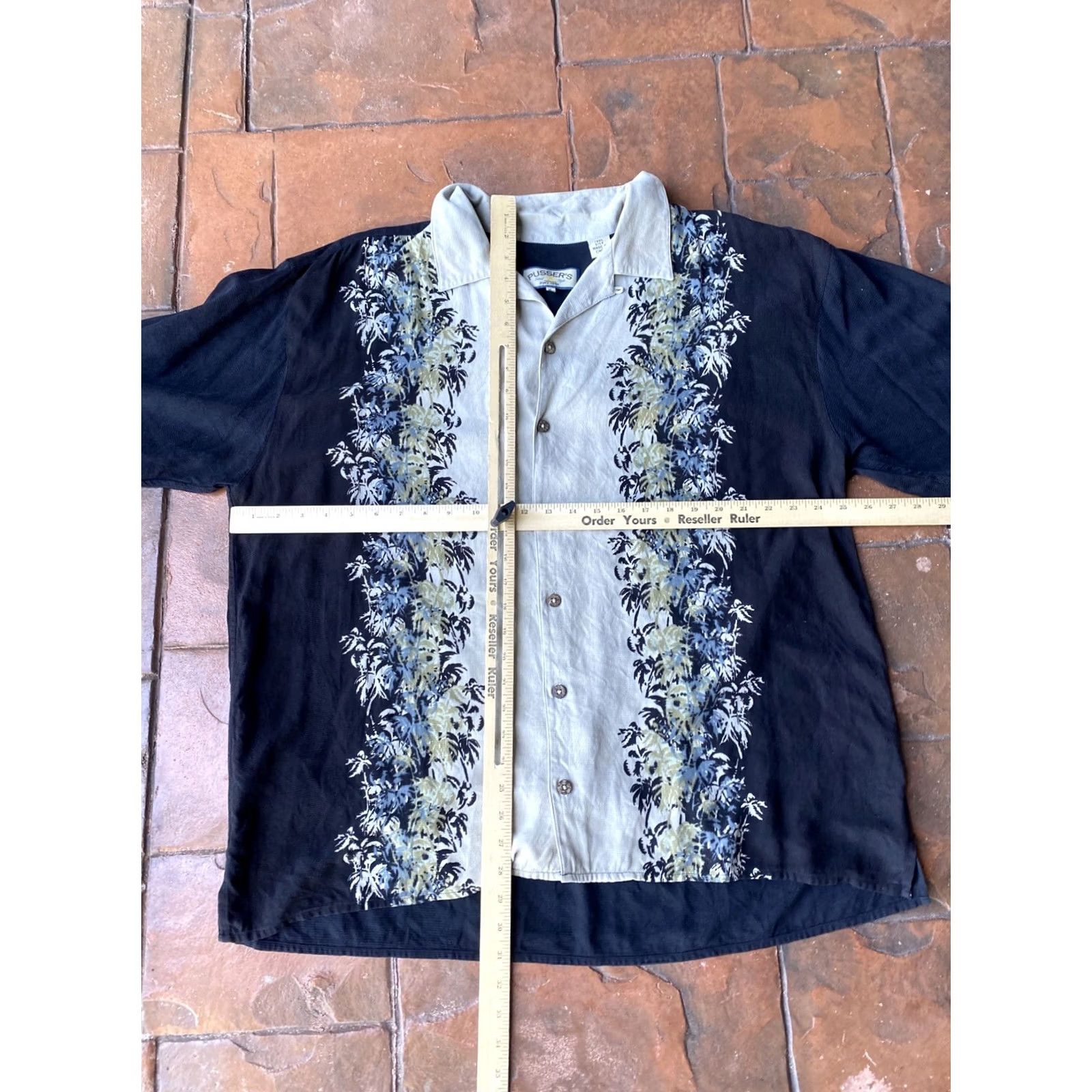 Vintage VINTAGE Pusser’s Island Hawaiian Camp Floral Silk Shirt Men’s XL Short Sleeve Size US XL / EU 56 / 4 - 5 Thumbnail
