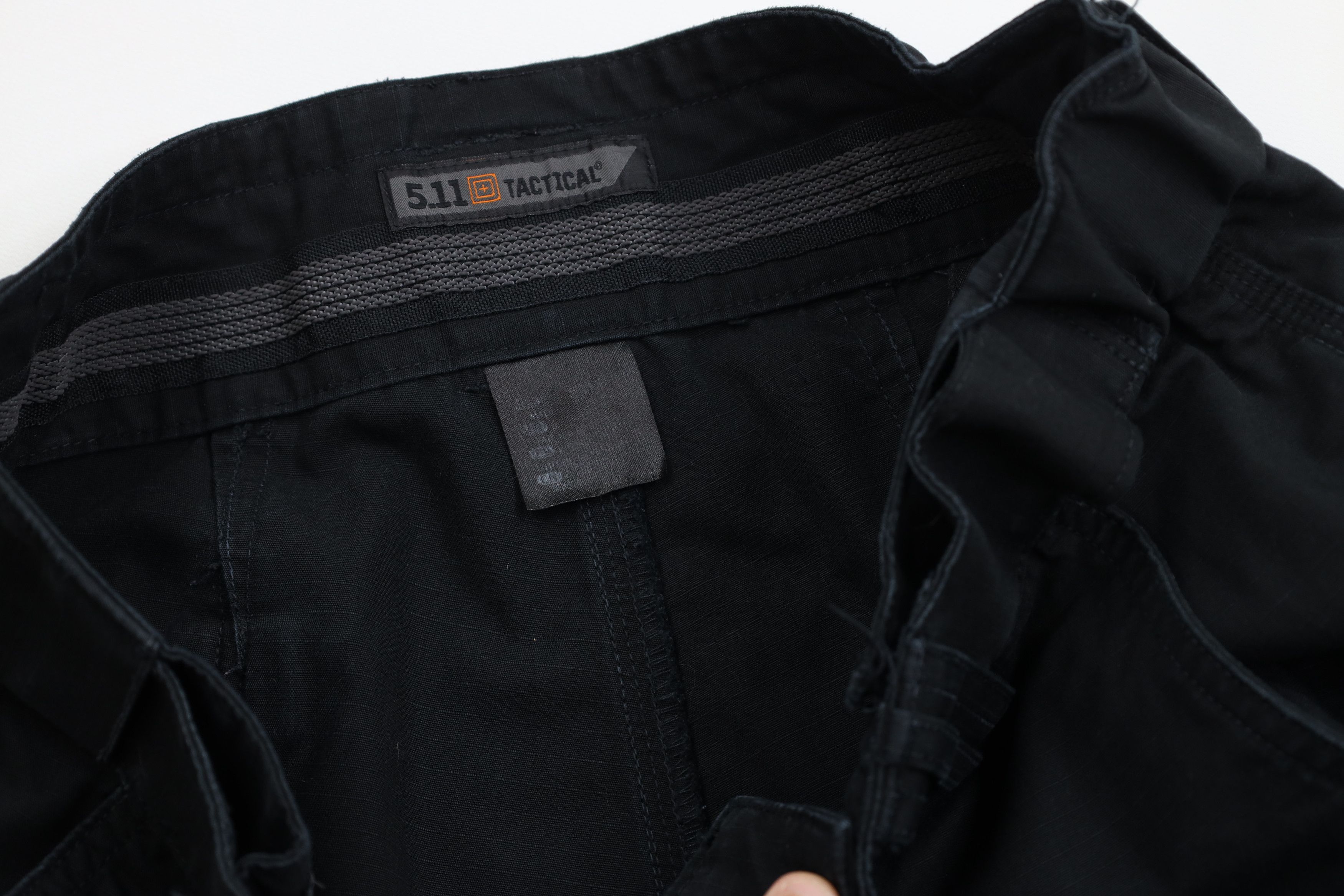 Vintage 5.11 Tactical Series Double Knee Ripstop Cargo Pants Black Size 30" / US 8 / IT 44 - 8 Thumbnail