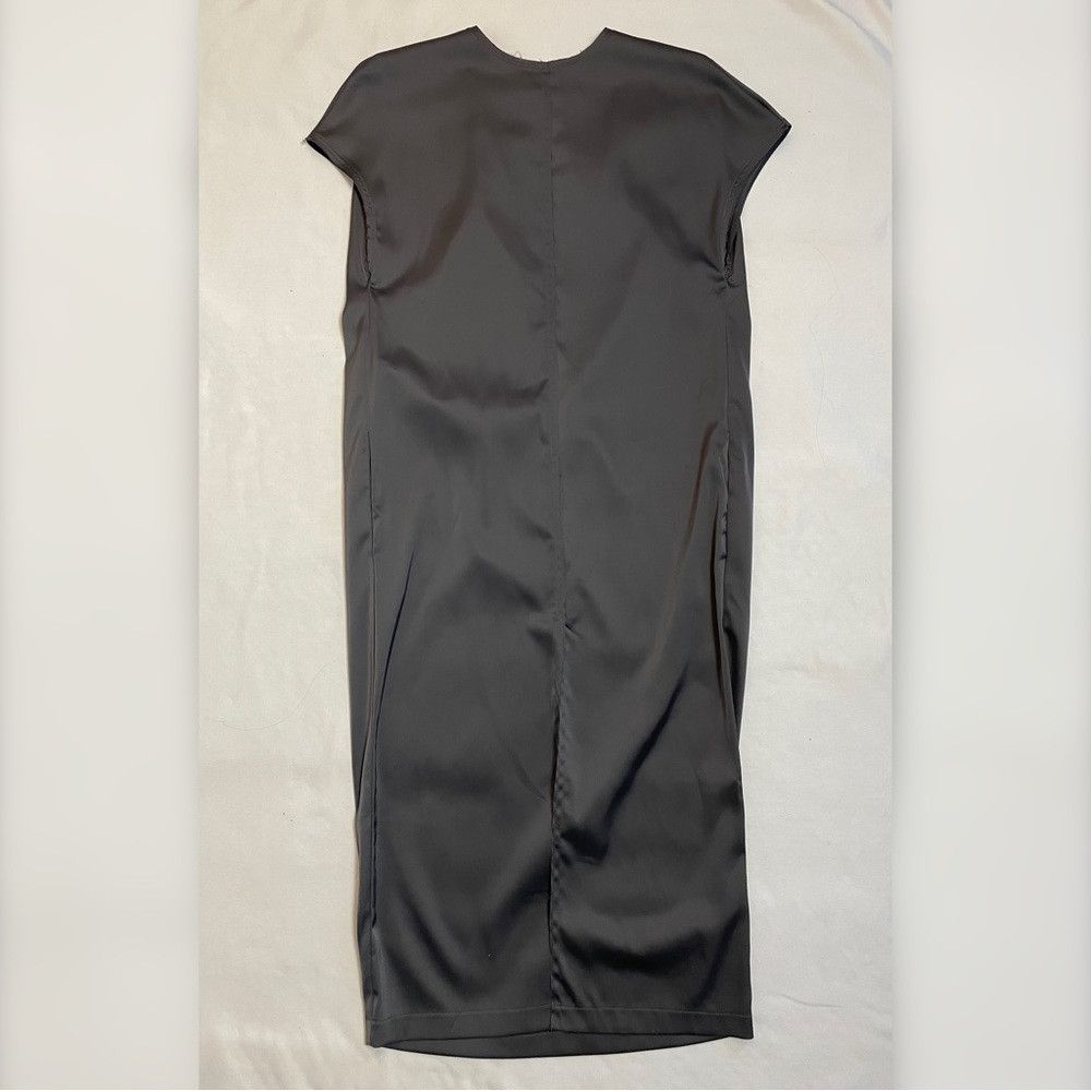 Other NWT New $232 Skills & Genes Grey Satin Midi Dress Size 6 Size S / US 4 / IT 40 - 6 Thumbnail