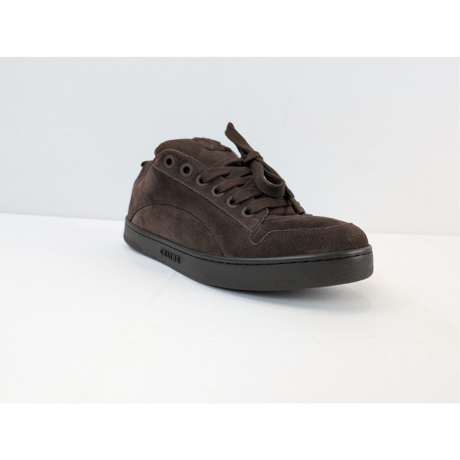 Celine o1rshd1 Suede Calfskin & Mesh Huntington Low top Sneakers Size US 9 / EU 42 - 2 Thumbnail