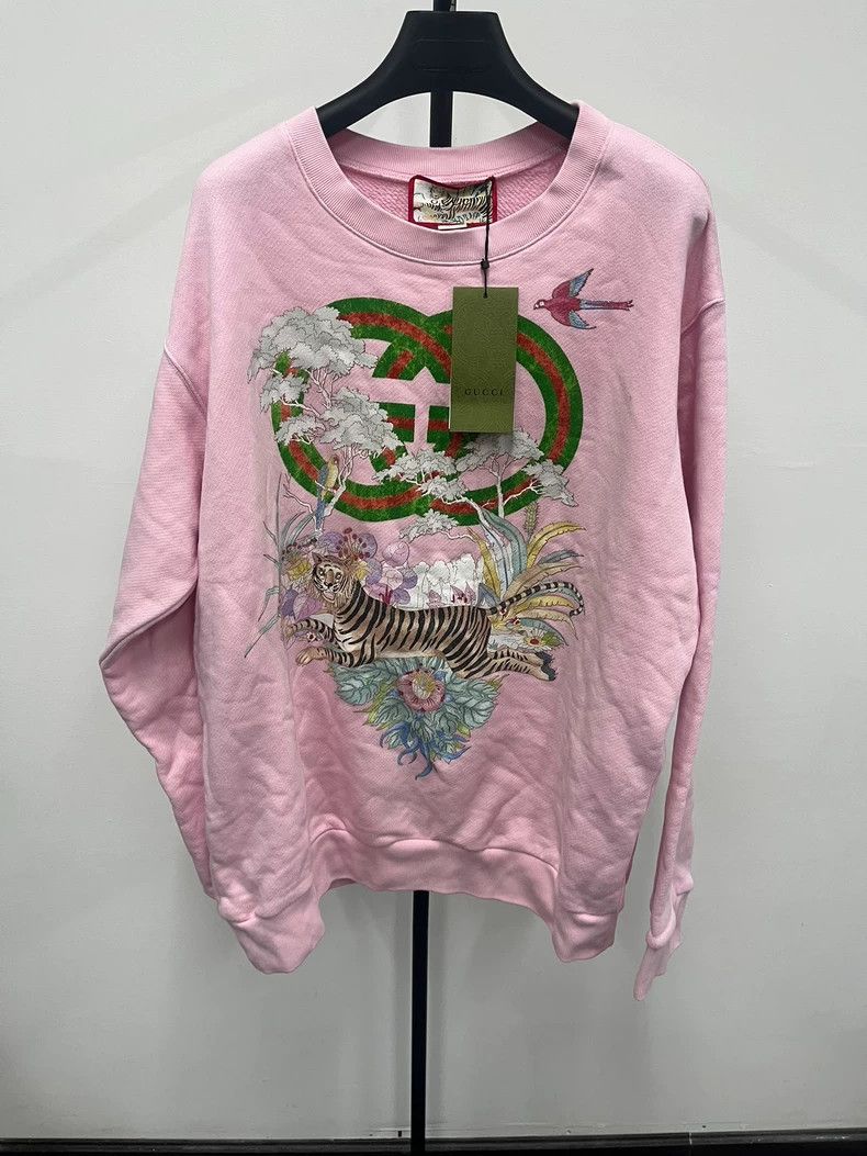 Gucci SS22 Tiger Print Sweatshirt - dmc