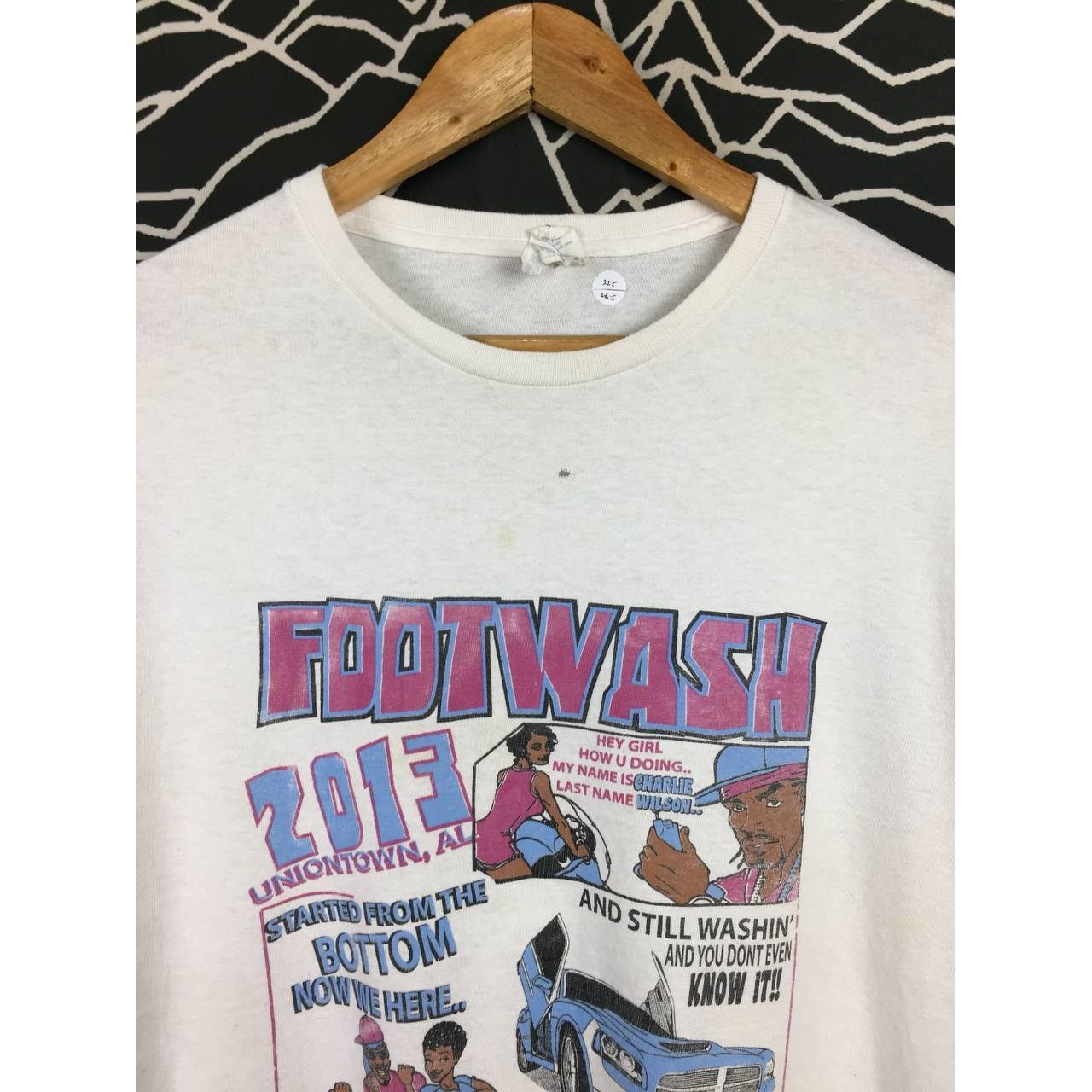 Delta × Vintage Vtg Y2K Footwash 2013 Uniontown Alabama Festival Tee Size US L / EU 52-54 / 3 - 3 Thumbnail
