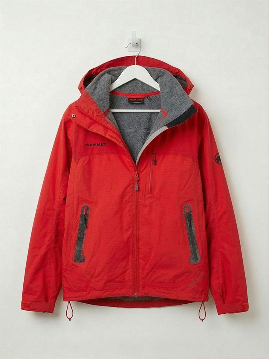 Mammut Mammut Gore-Tex 3-in-1 Outdoor Jacket Red with Fleece Size US M / EU 48-50 / 2 - 1 Thumbnail