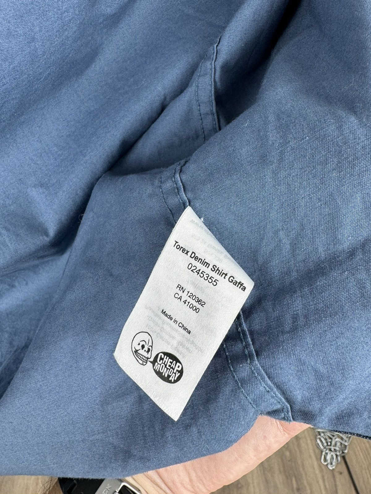 Cheap Monday Cheap Monday Torex Denim Long Sleeve Shirt Gaffa size S Size US S / EU 44-46 / 1 - 6 Thumbnail