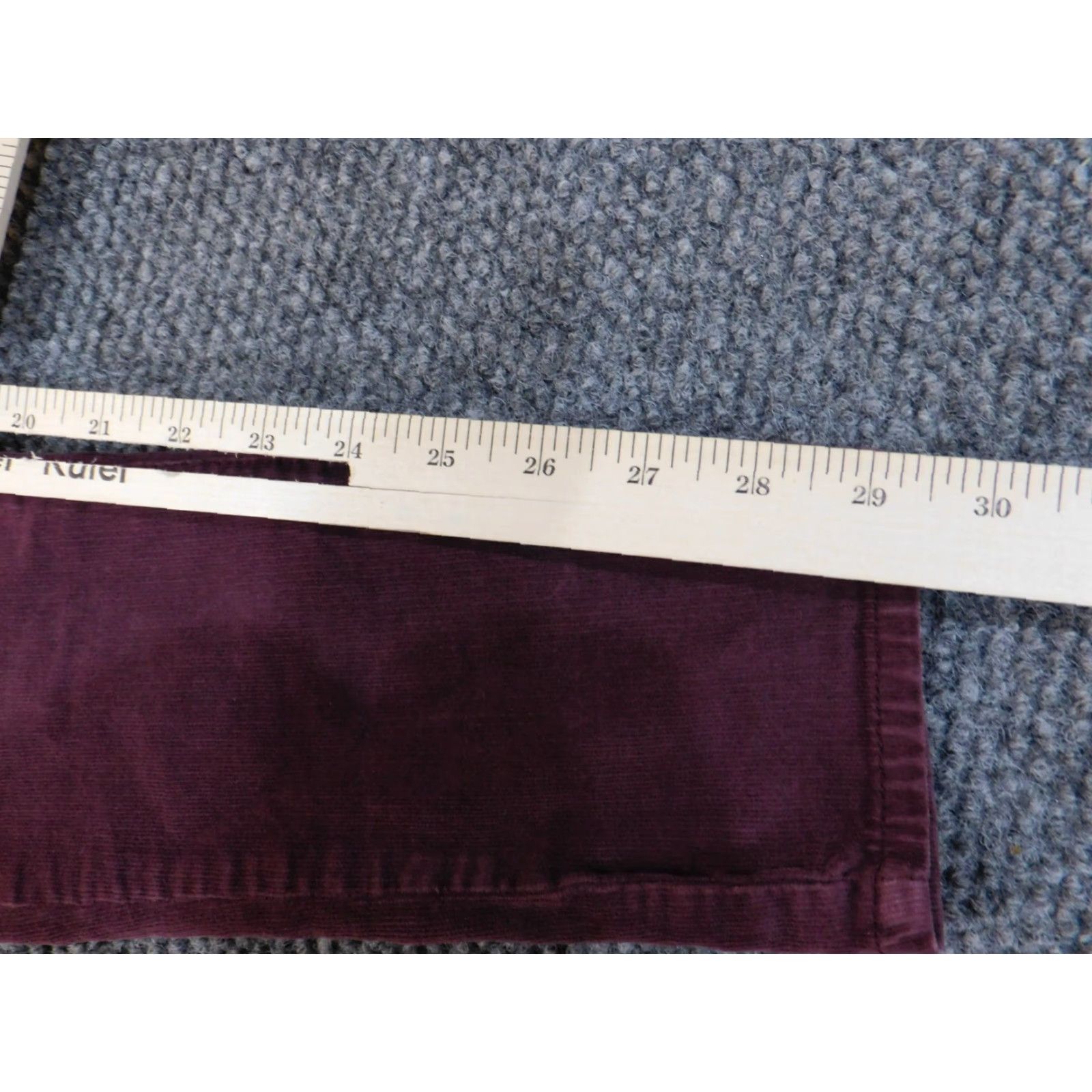 American Eagle Outfitters American Eagle Jeans Jegging Purple Corduroy Retro Stretch Womens Size 4 Regular Side Zipper 29in Inseam Size 30" / US 8 / IT 44 - 7 Thumbnail