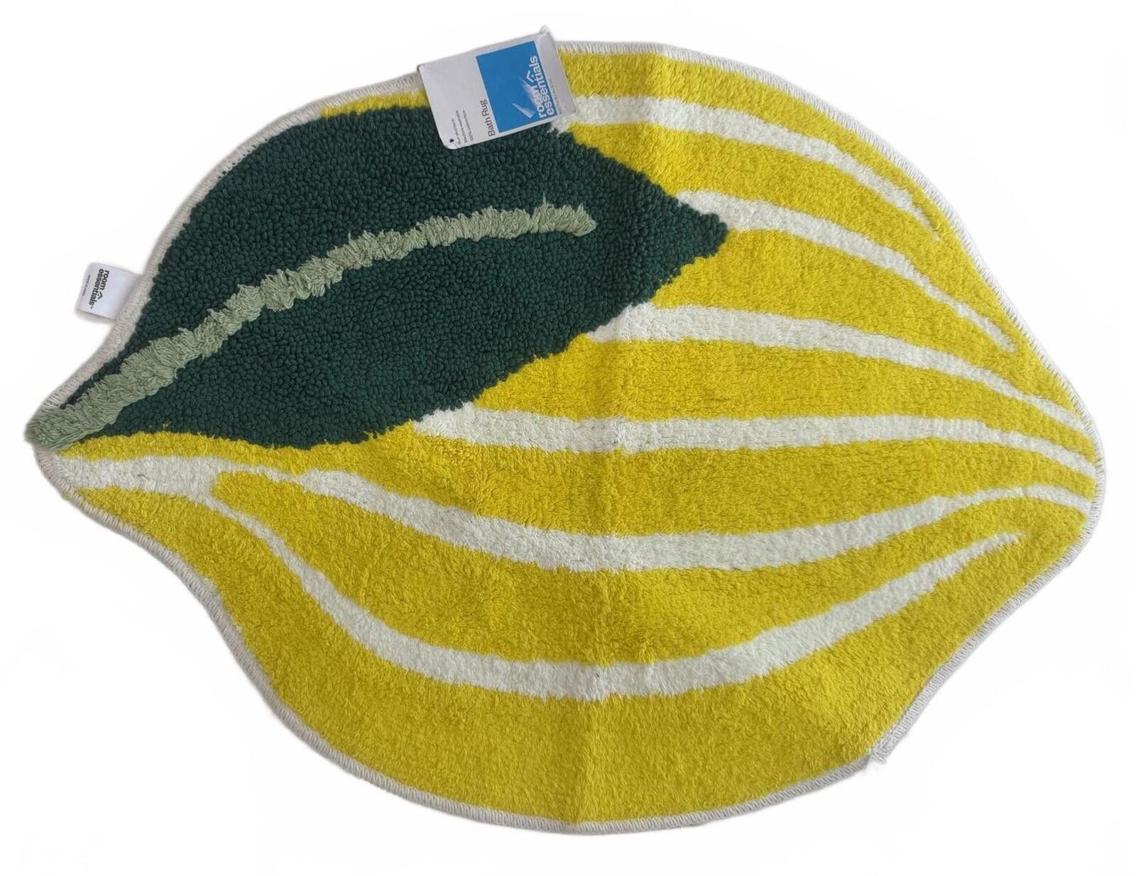 Other Room Essentials “Lemon” shape Bath Rug cod3 Size ONE SIZE - 1 Thumbnail