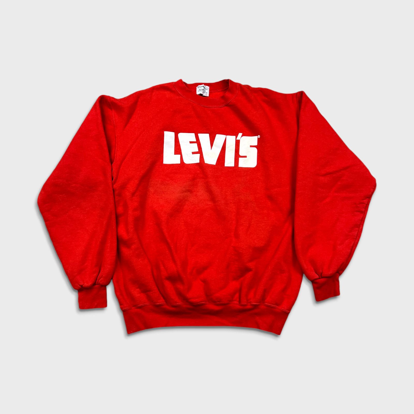 Japanese Brand × Levi's × Vintage Vintage Levi's Sweatshirt Spell Out Japanese 90s Pullover Size US M / EU 48-50 / 2 - 1 Thumbnail